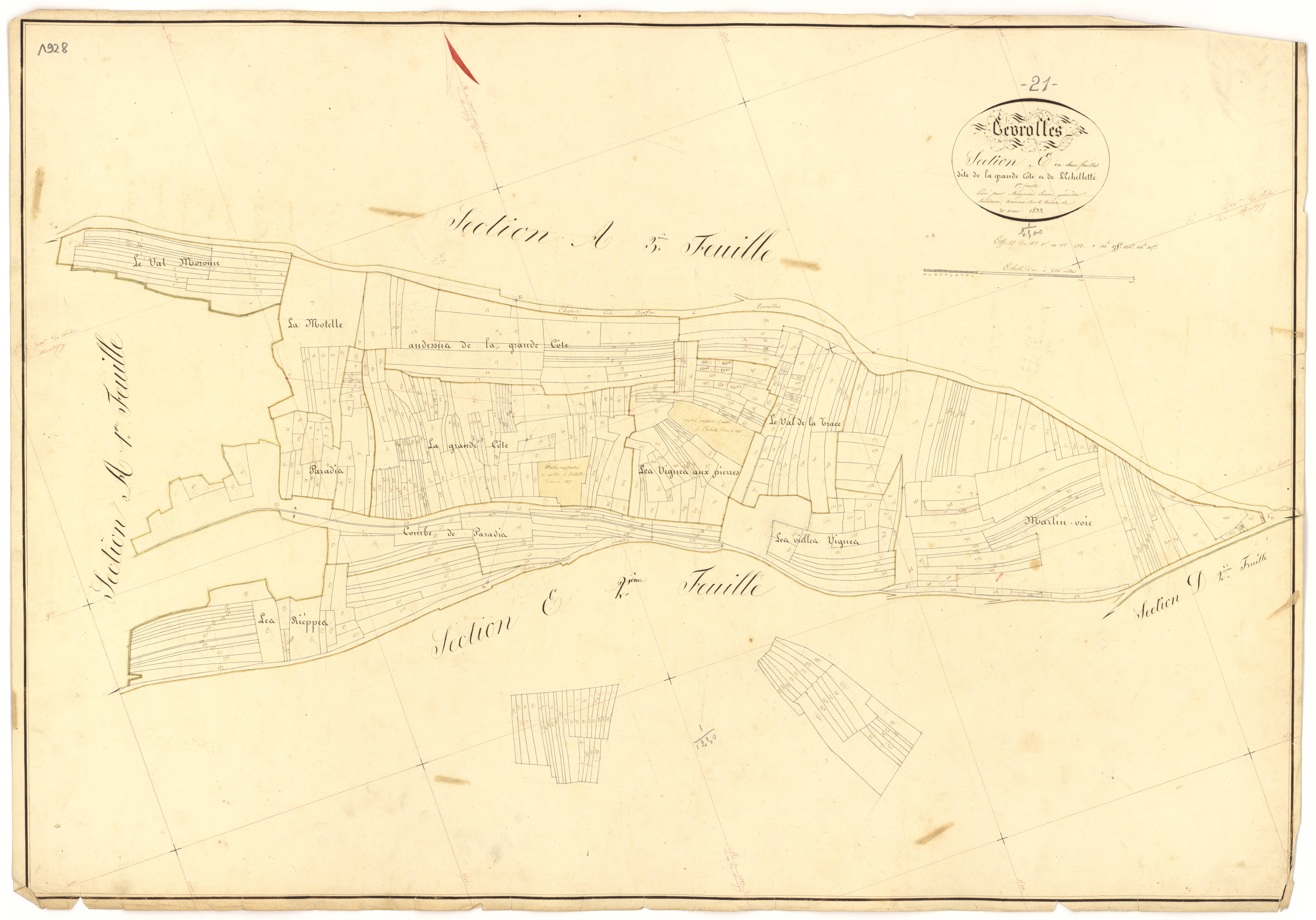 Gevrolles - Section E1 - 3 P PLAN 304/14