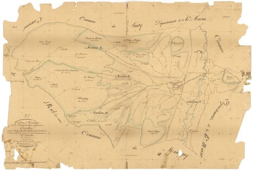 Gevrolles - Tableau d'assemblage - 3 P PLAN 304/1