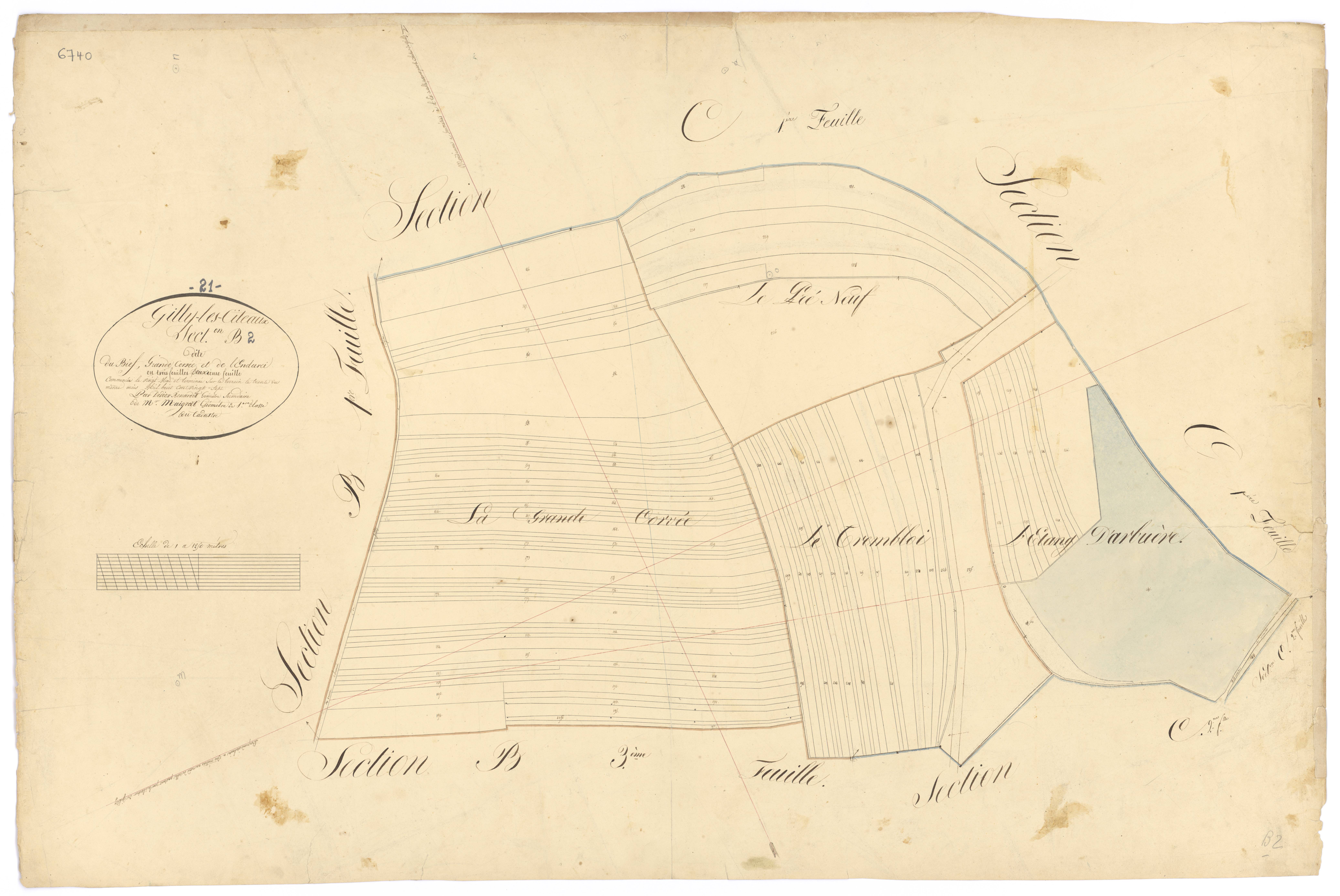 Gilly-lès-Cîteaux - Section B2 - 3 P PLAN 305/5