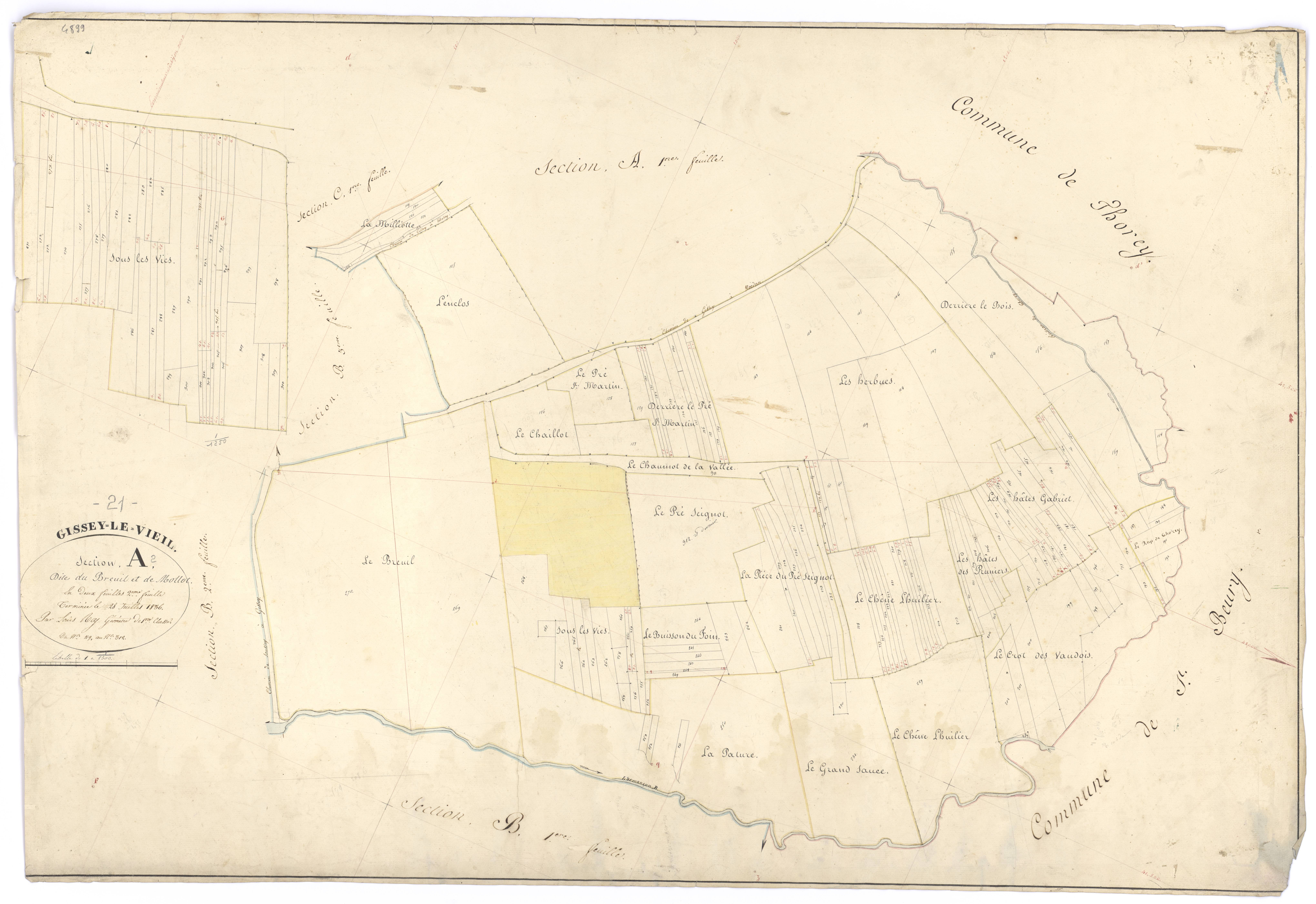 Gissey-le-Vieil - Section A2 - 3 P PLAN 306/3
