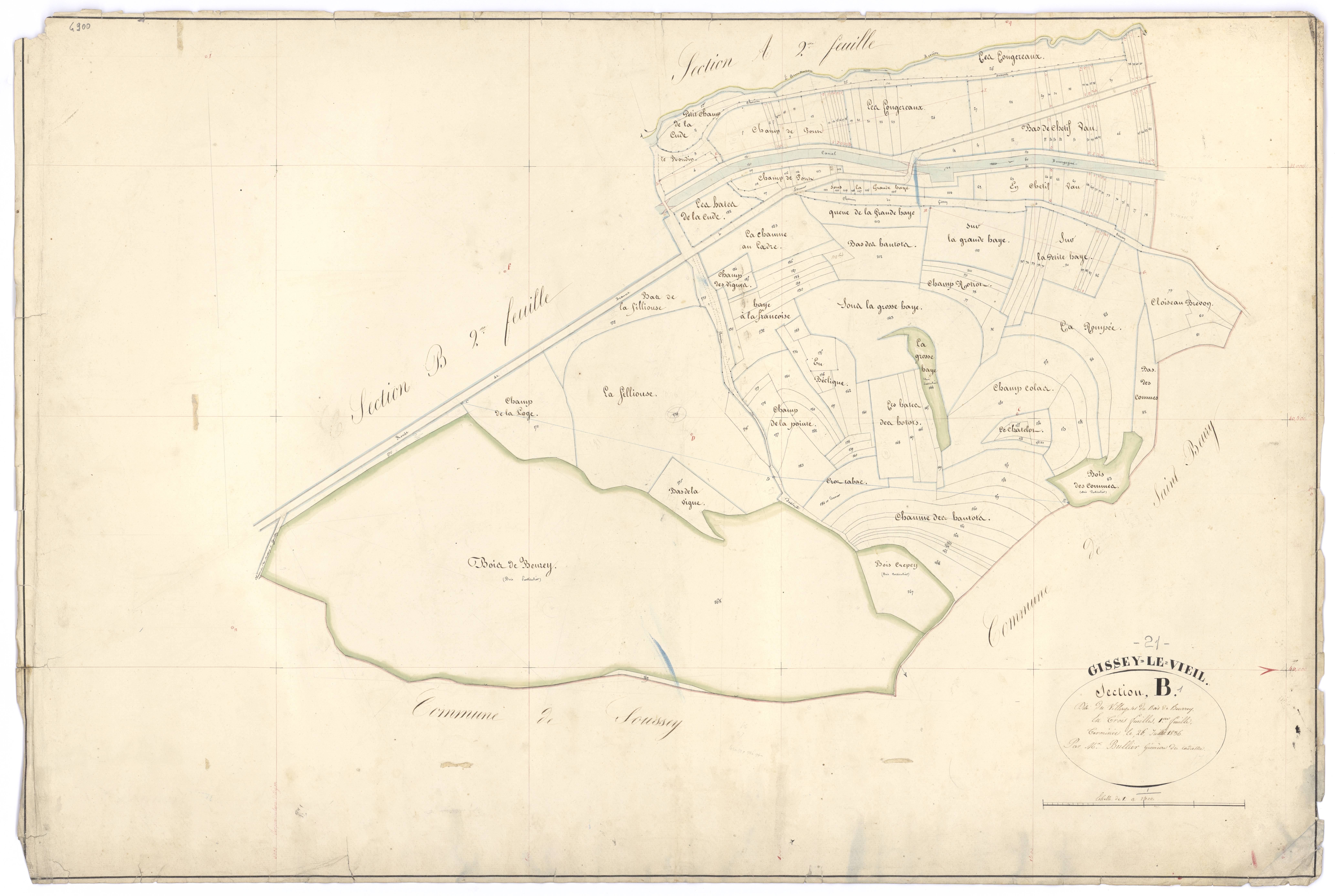Gissey-le-Vieil - Section B1 - 3 P PLAN 306/4