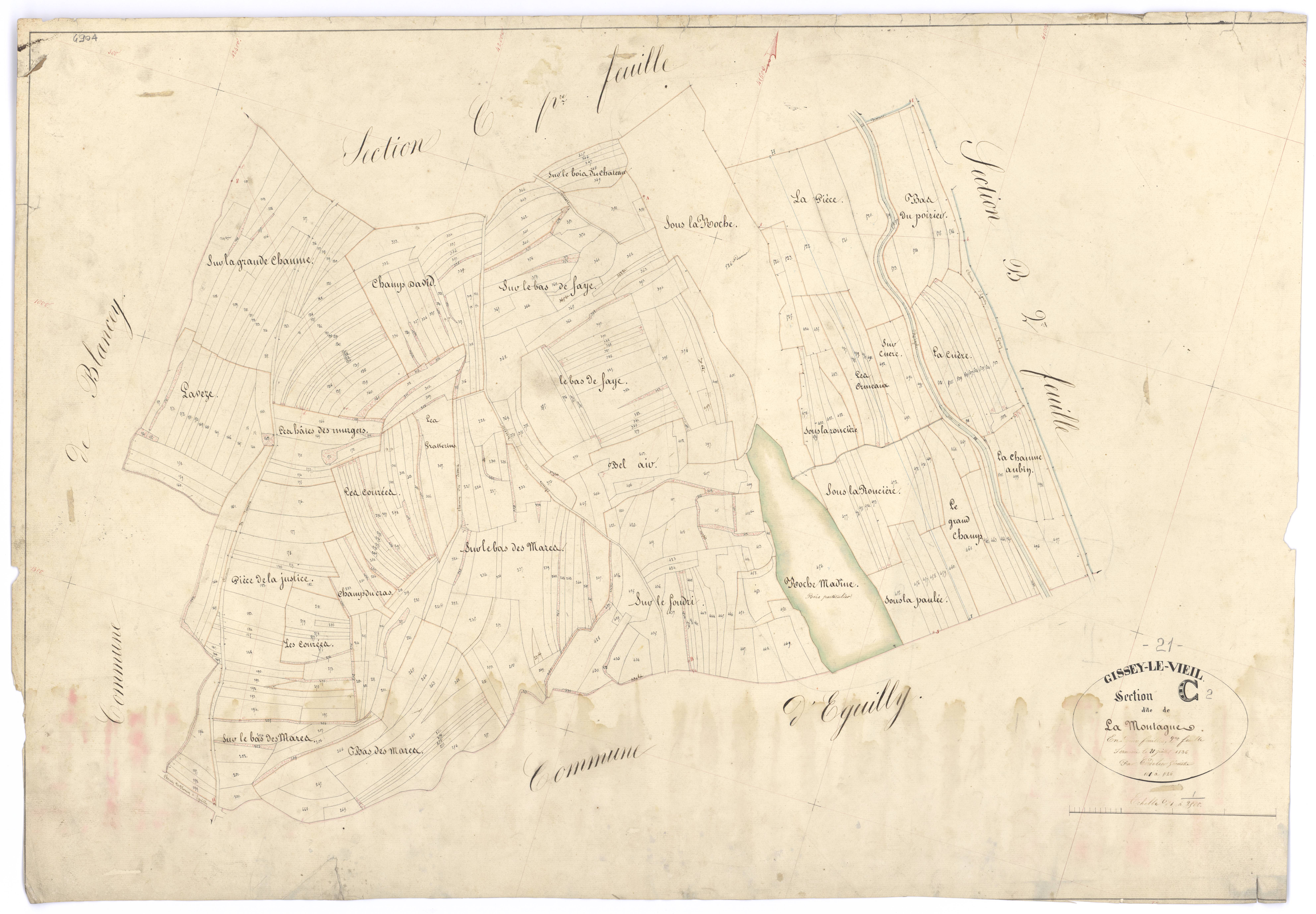 Gissey-le-Vieil - Section C2 - 3 P PLAN 306/8