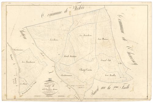 Gissey-sous-Flavigny - Section B1 - 3 P PLAN 307/6