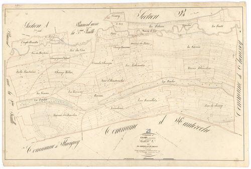 Gissey-sous-Flavigny - Section C1 - 3 P PLAN 307/8