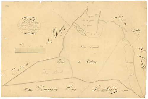 Gissey-sur-Ouche - Section B3 - 3 P PLAN 308/6