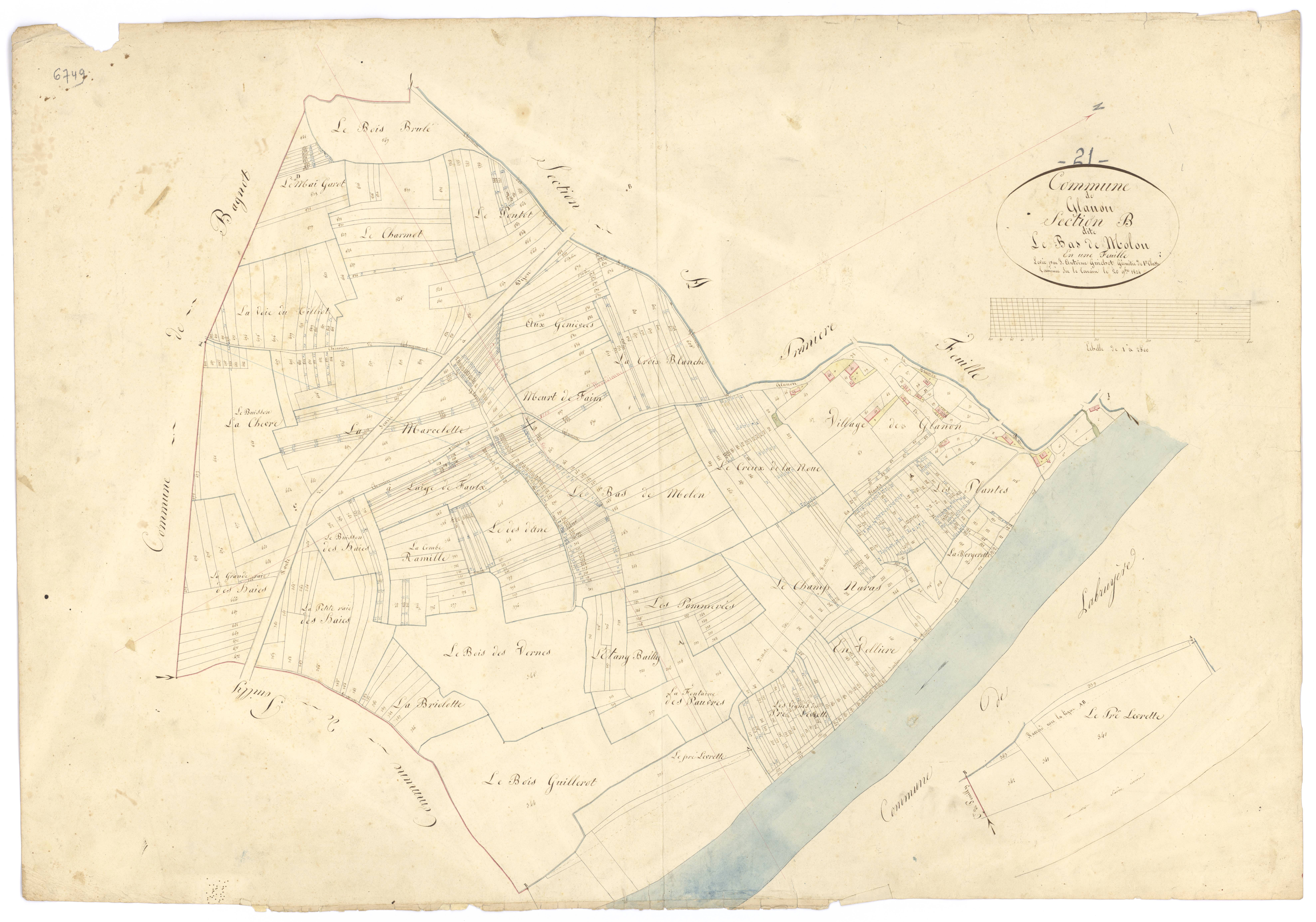 Glanon - Section B - 3 P PLAN 309/4