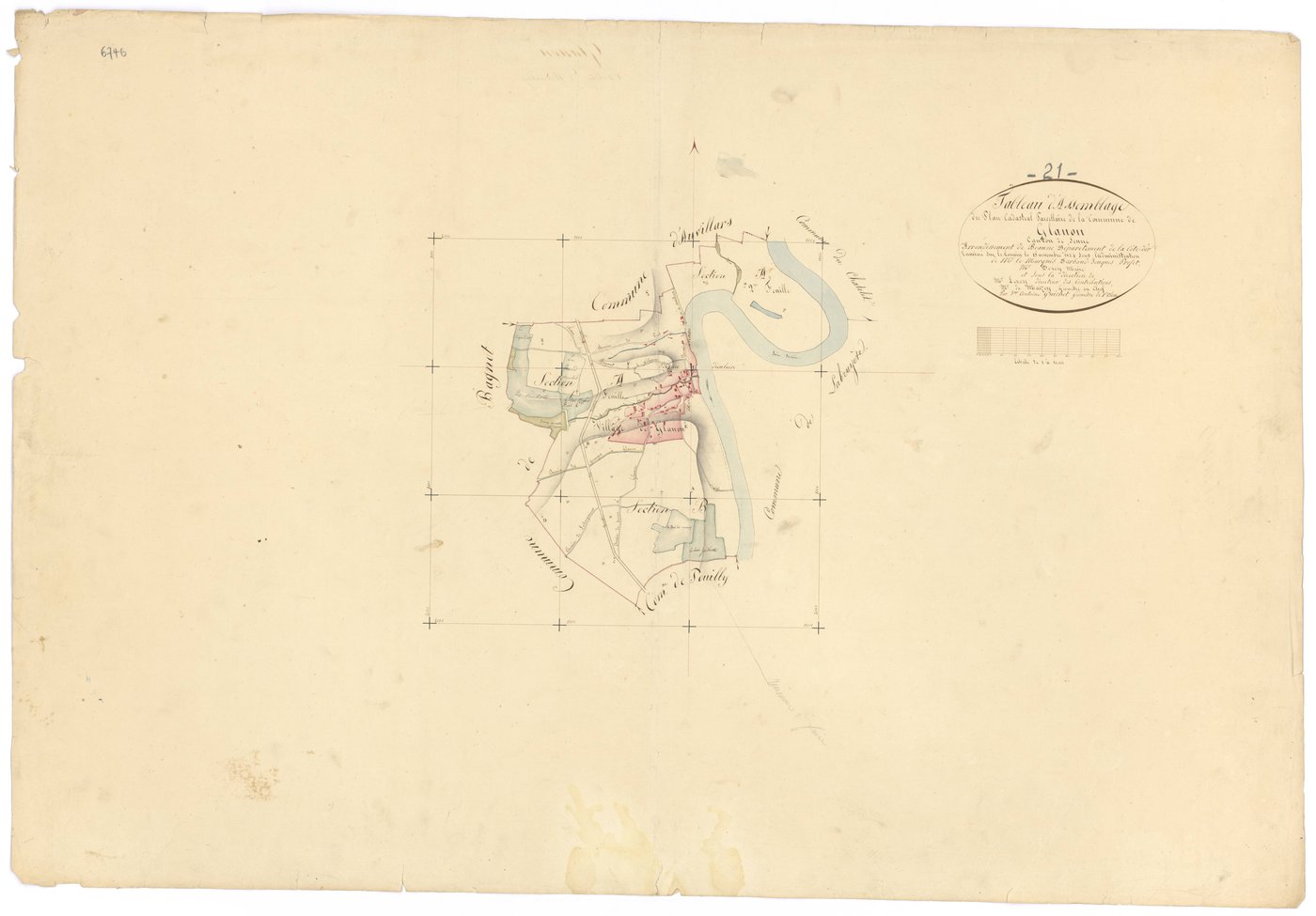 Glanon - Tableau d'assemblage - 3 P PLAN 309/1