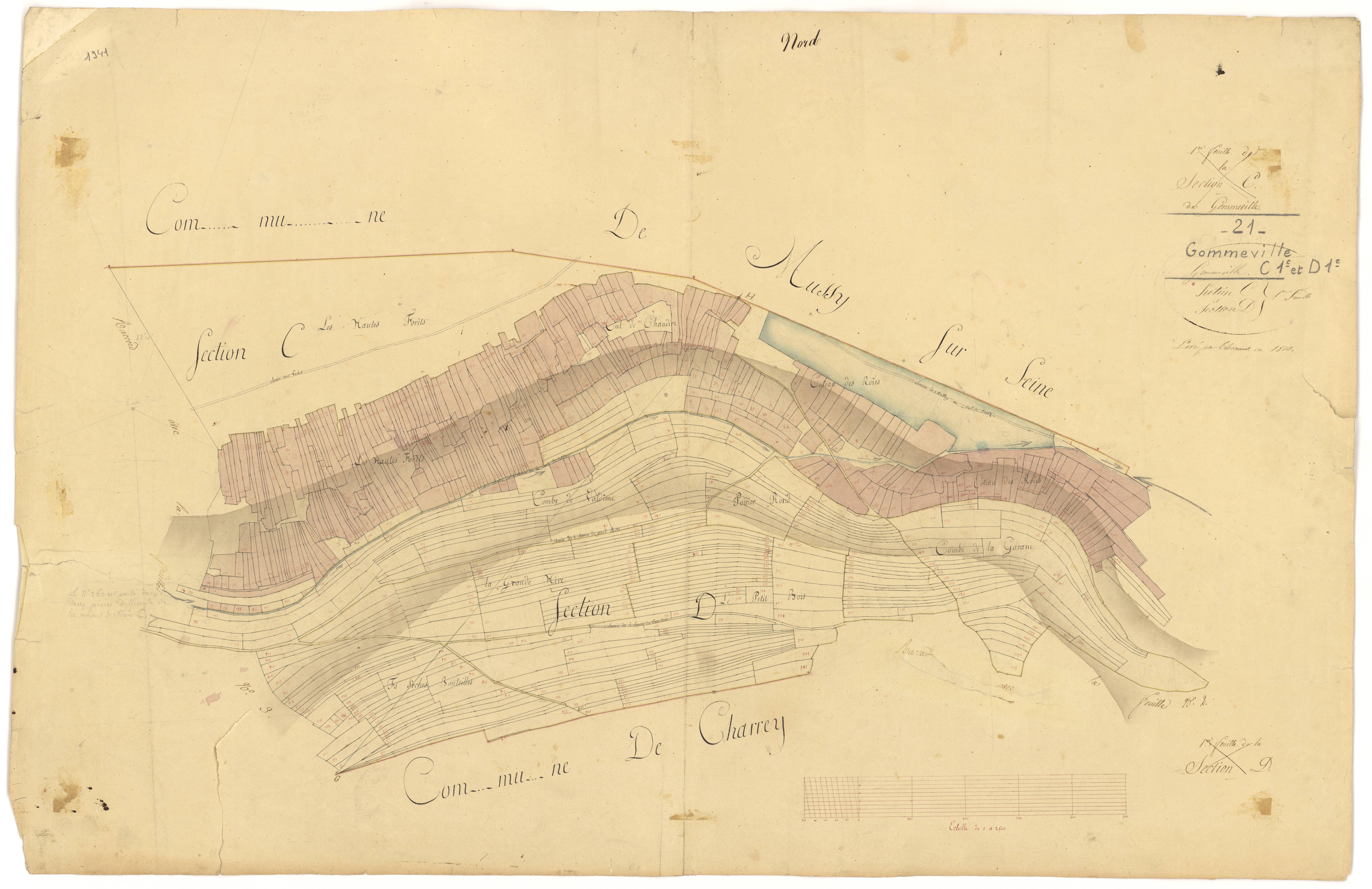 Gomméville - Sections C1 et D1 - 3 P PLAN 310/5