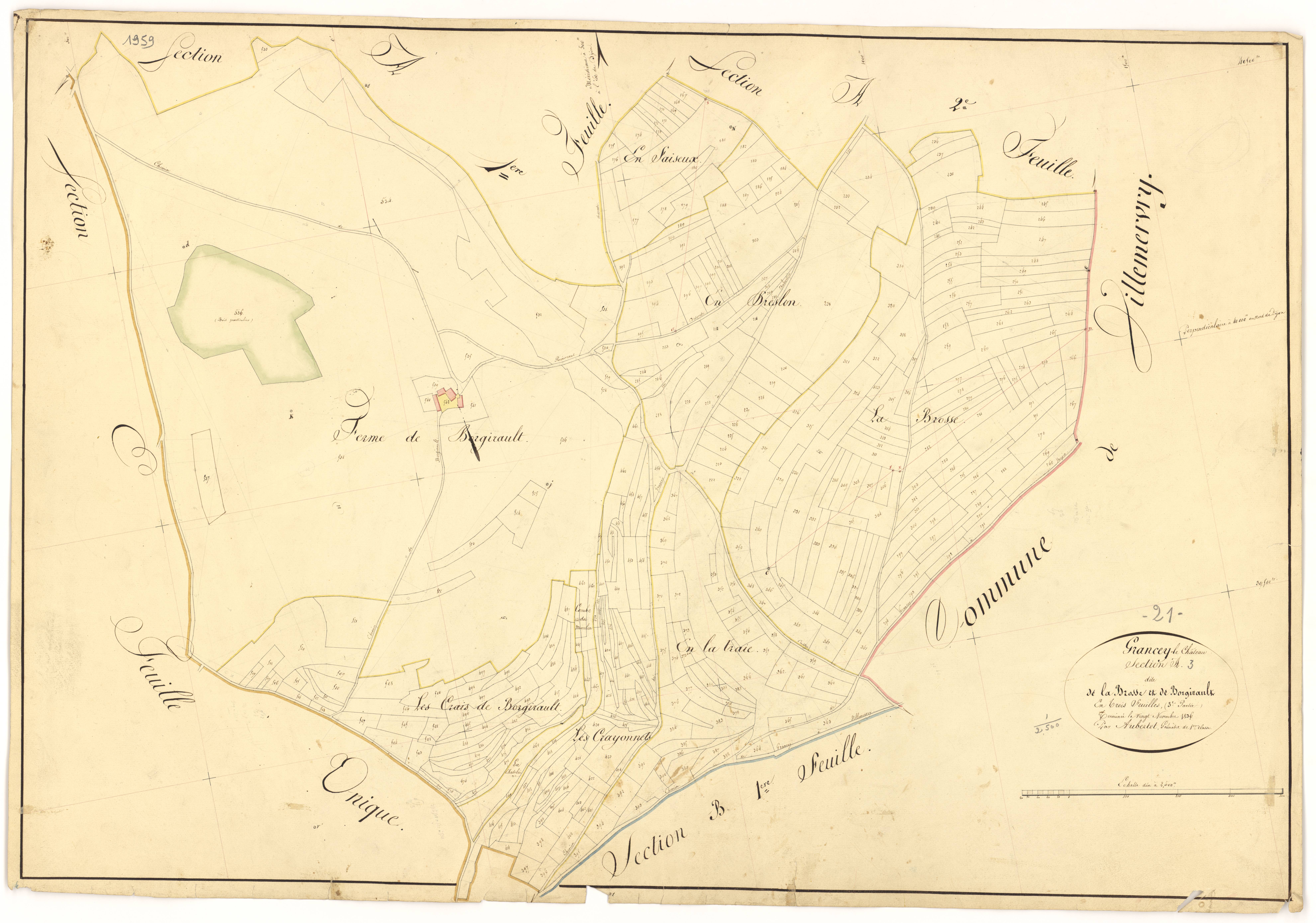 Grancey-le-Château - Section A3 - 3 P PLAN 312/4