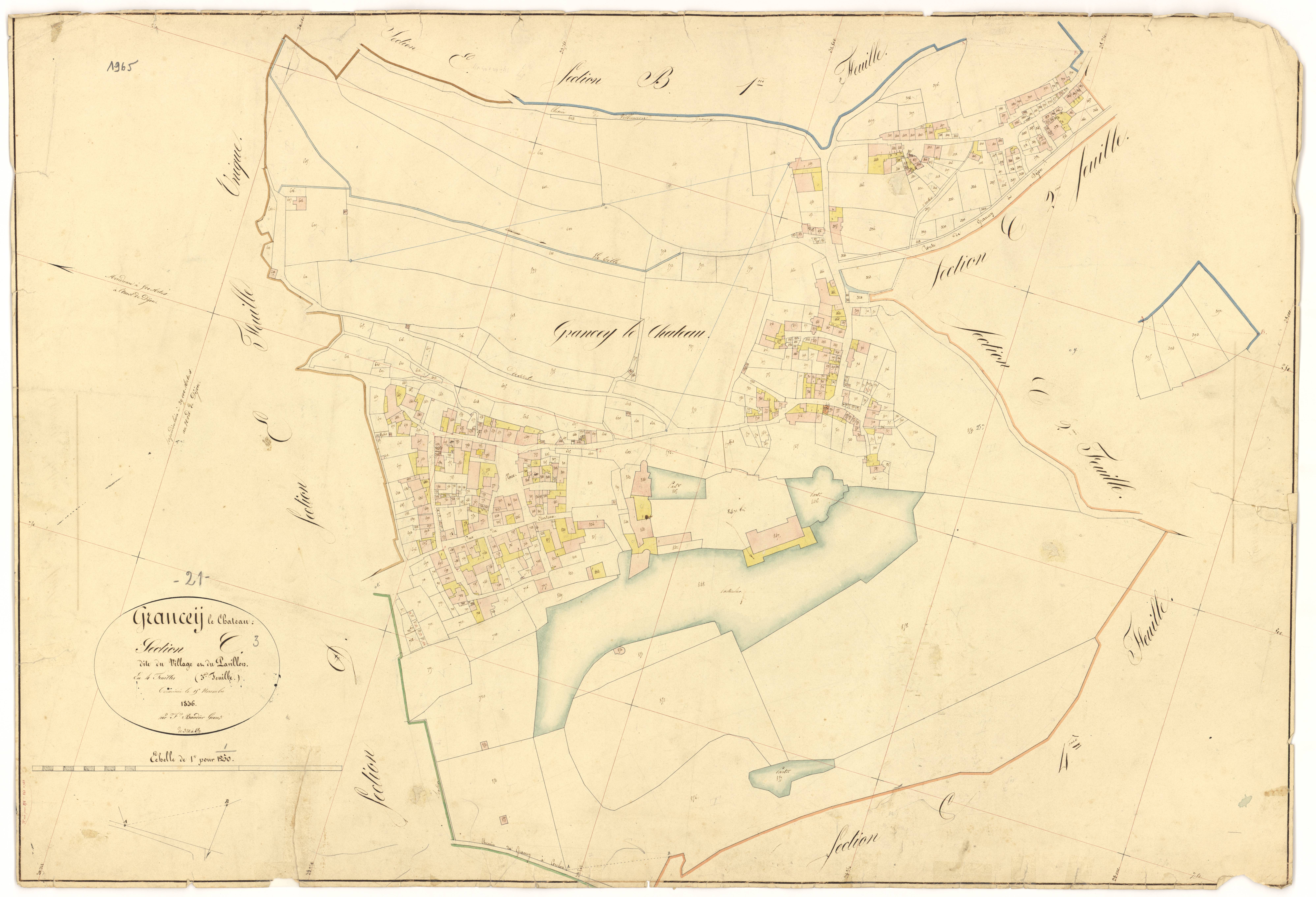 Grancey-le-Château - Section C3 - 3 P PLAN 312/10