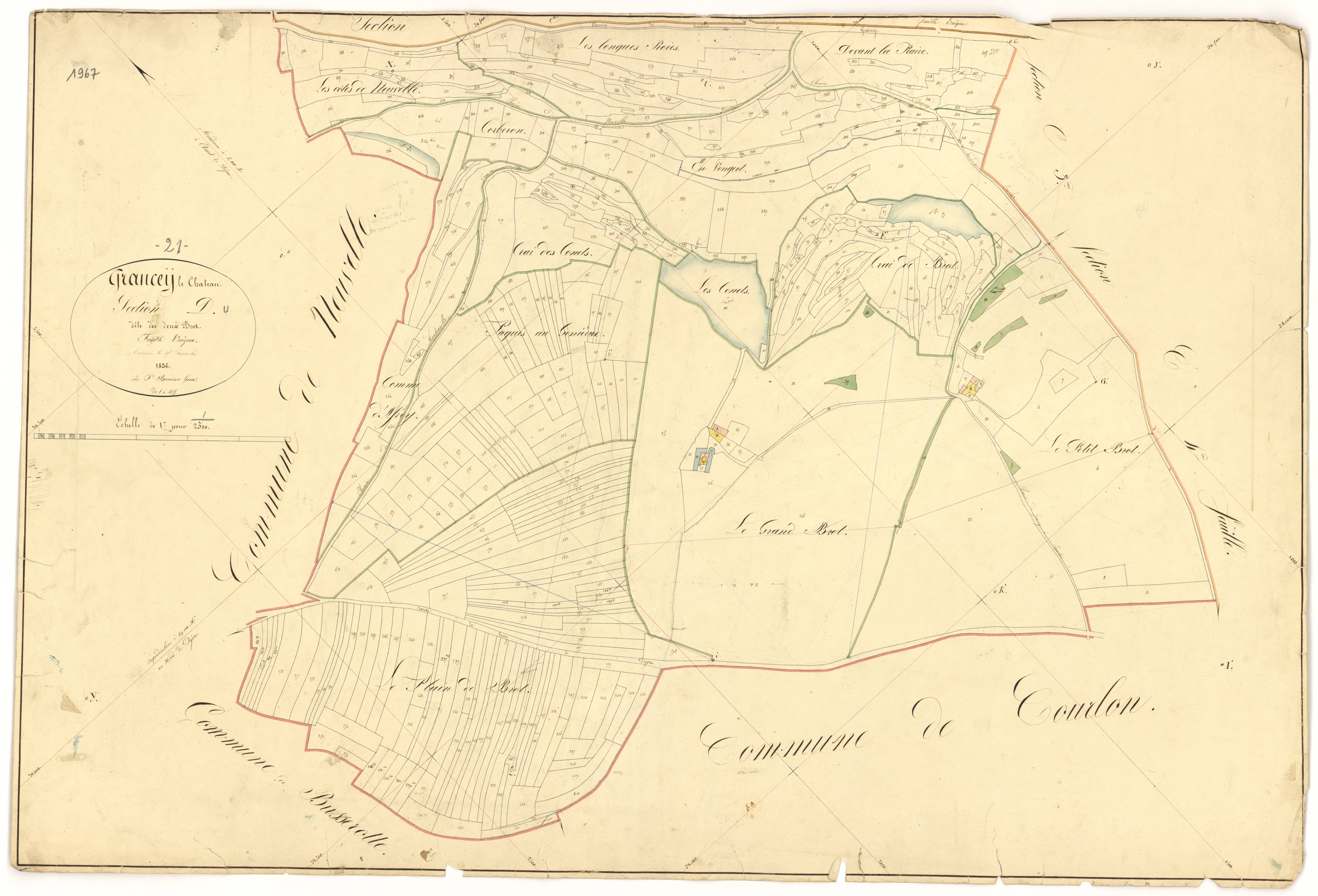 Grancey-le-Château - Section D - 3 P PLAN 312/12