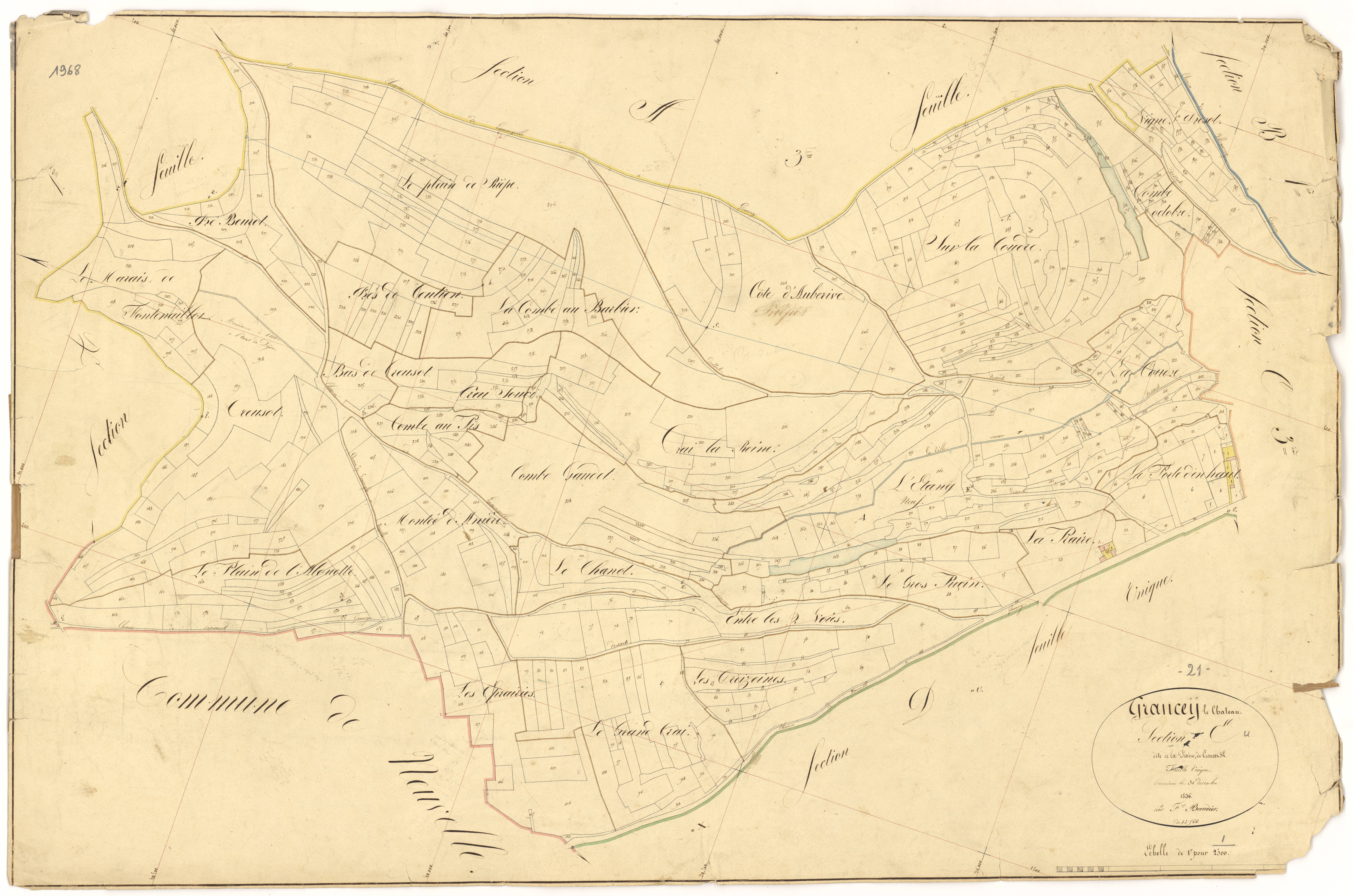 Grancey-le-Château - Section E - 3 P PLAN 312/13
