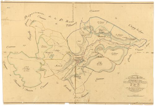 Grancey-le-Château - Tableau d'assemblage - 3 P PLAN 312/1