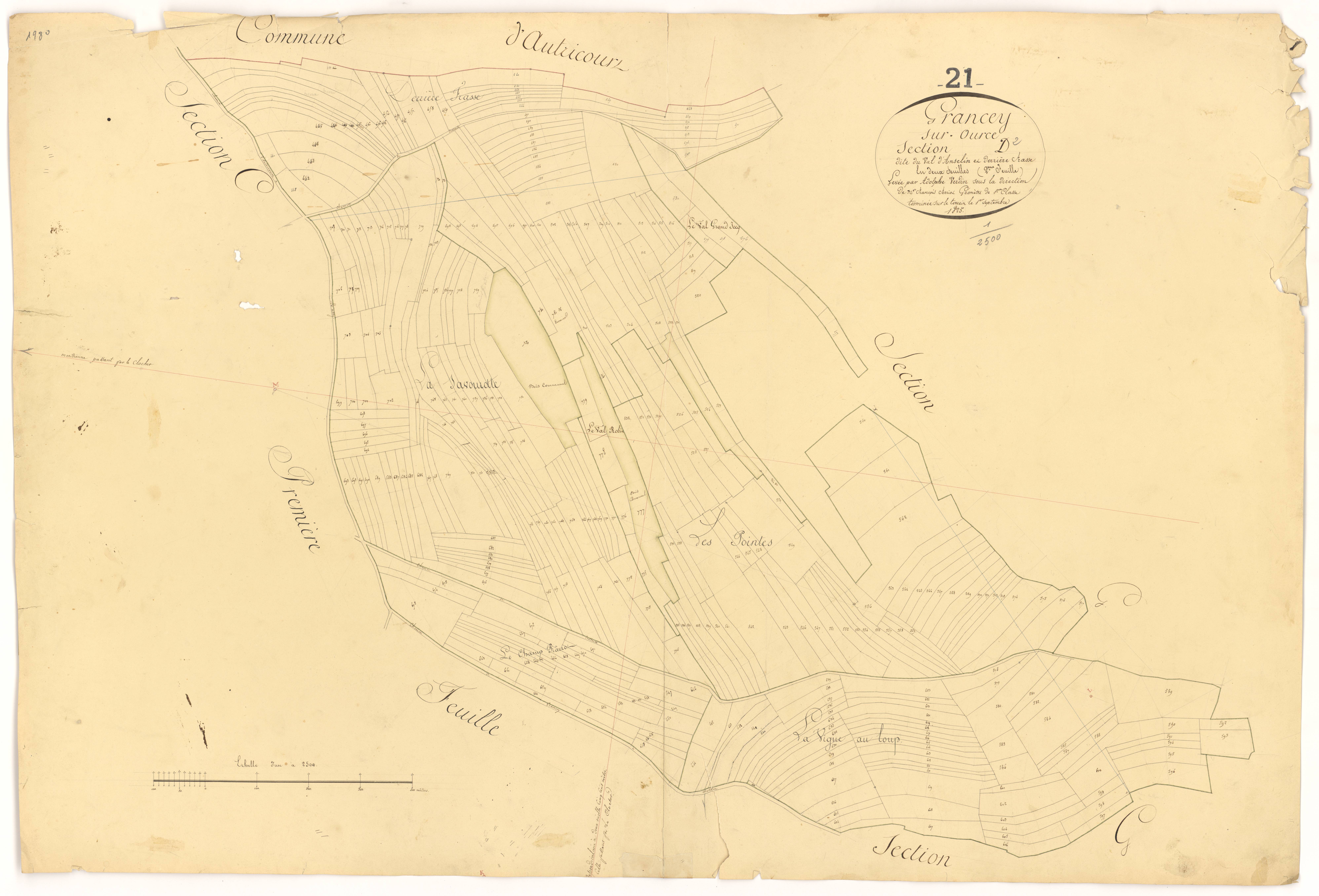 Grancey-sur-Ource - Section D2 - 3 P PLAN 313/6