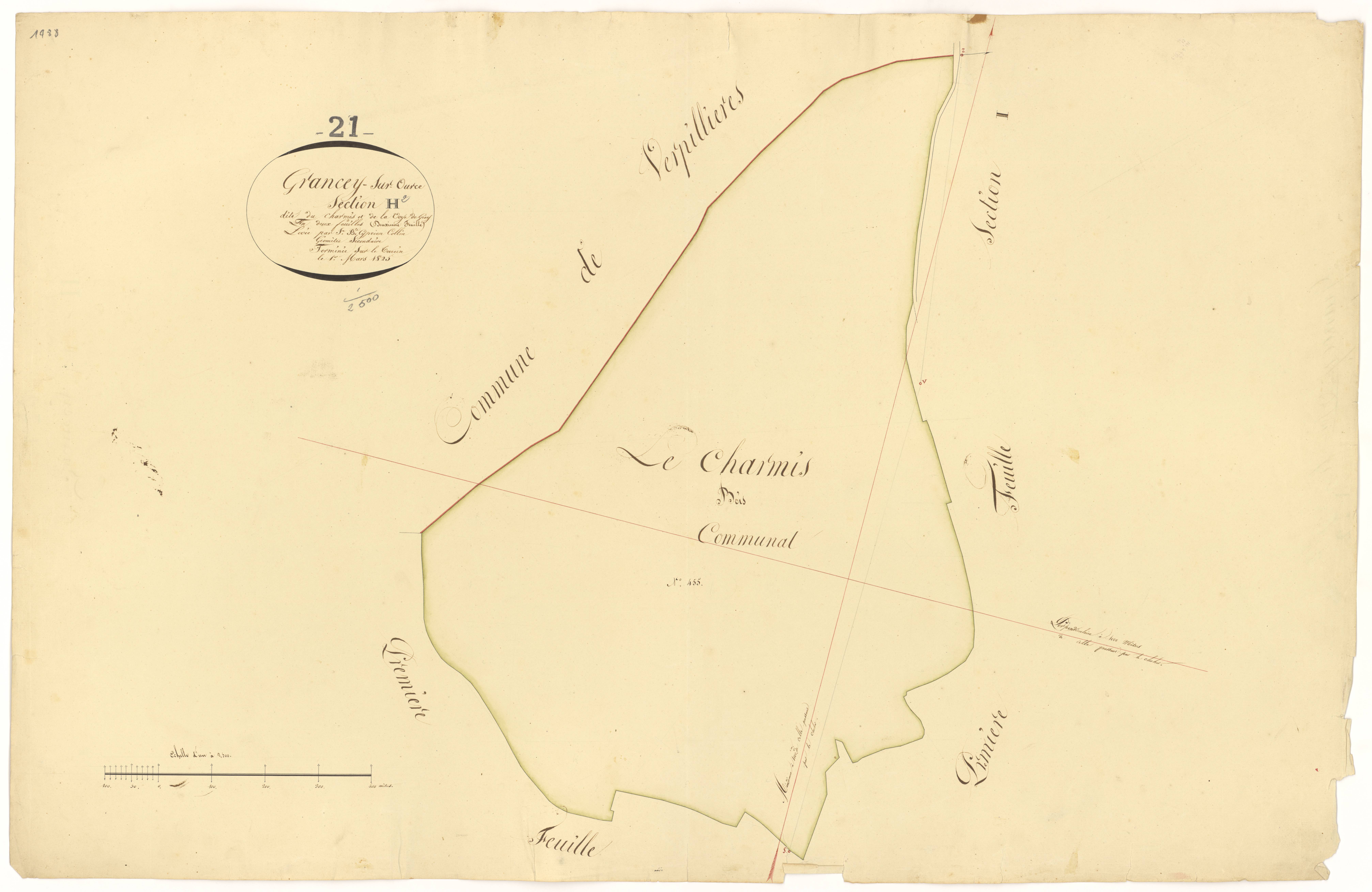 Grancey-sur-Ource - Section H2 - 3 P PLAN 313/14