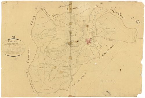 Grancey-sur-Ource - Tableau d'assemblage - 3 P PLAN 313/1