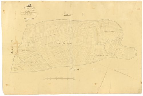 Grancey-sur-Ource - Section F - 3 P PLAN 313/10