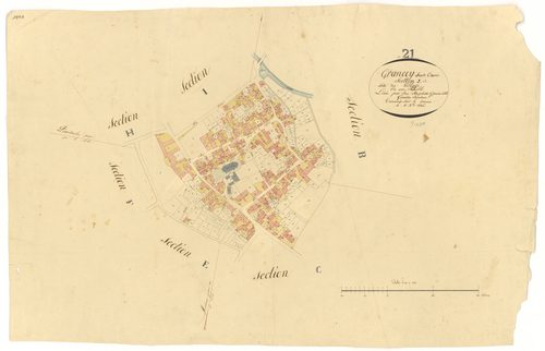 Grancey-sur-Ource - Section J - 3 P PLAN 313/17