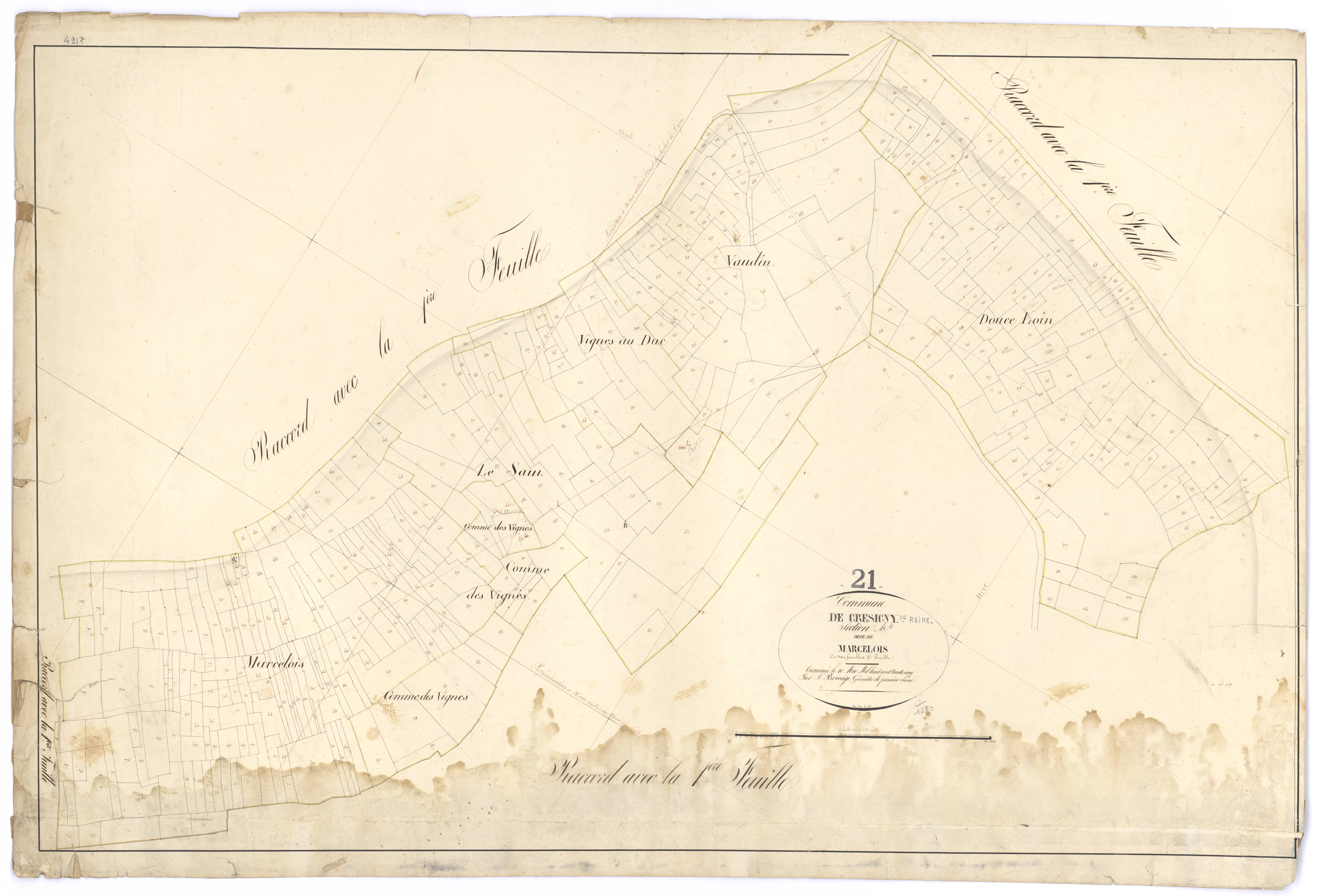 Grésigny-Sainte-Reine - Section A2 - 3 P PLAN 315/3