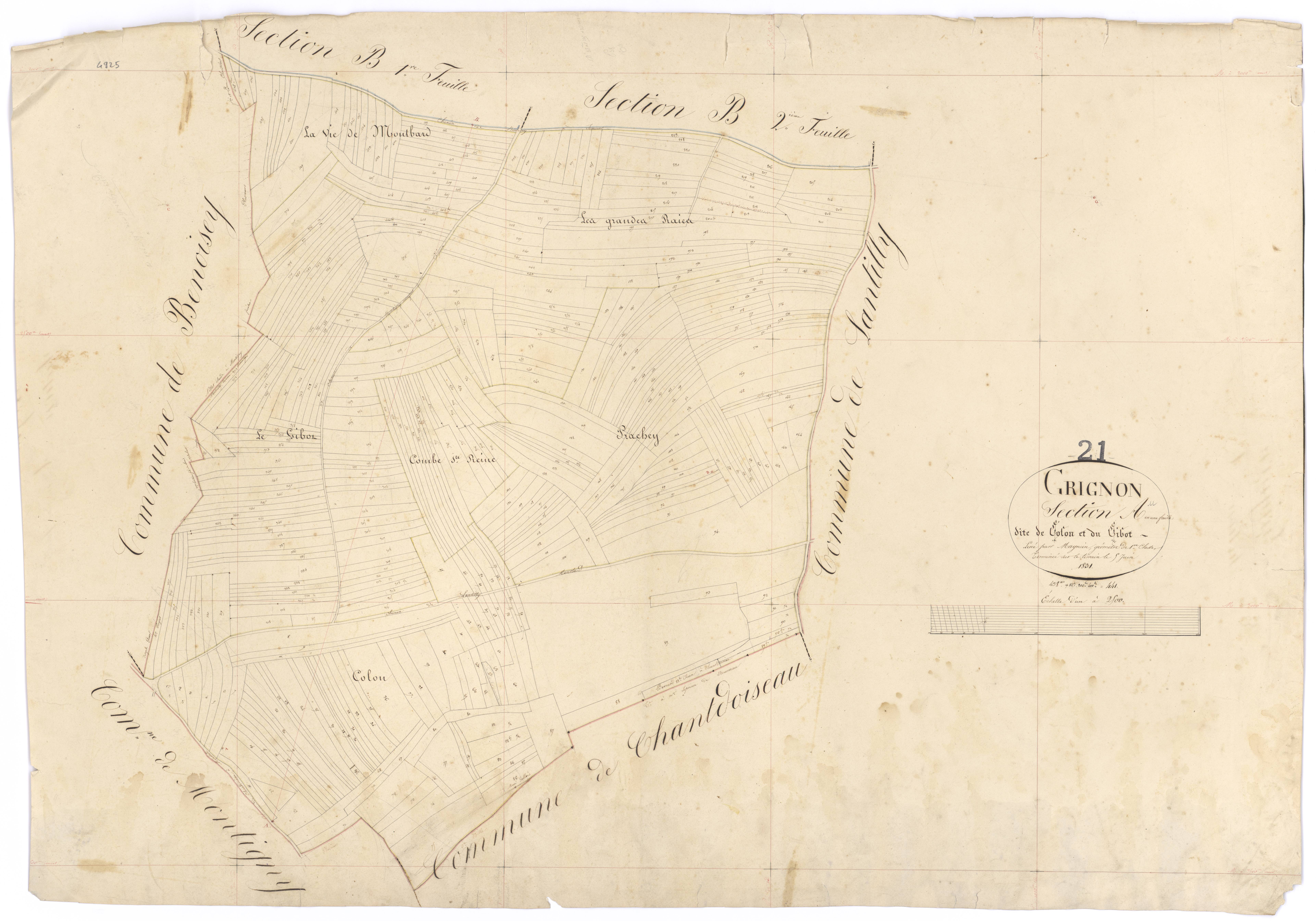 Grignon - Section A - 3 P PLAN 316/2