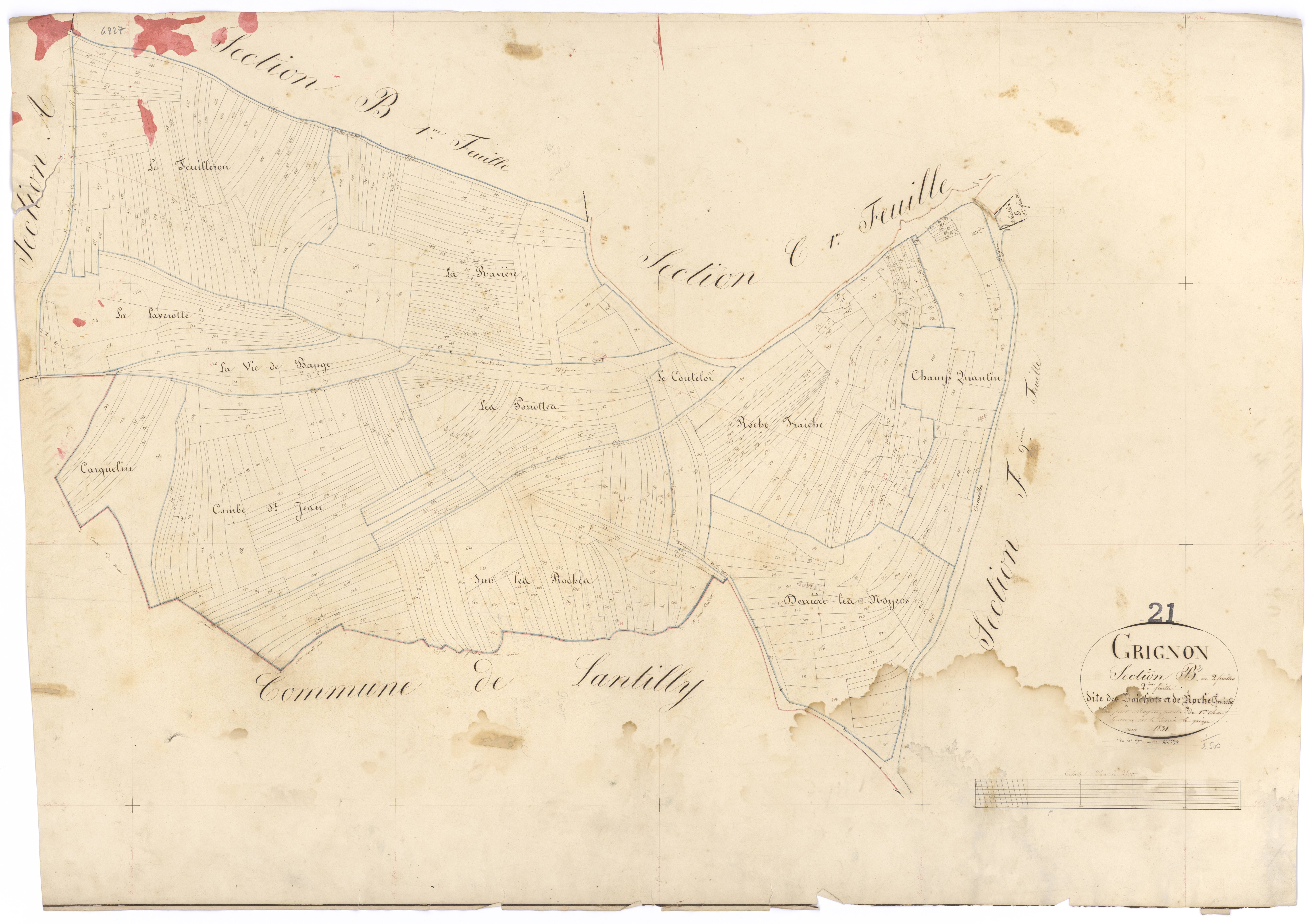 Grignon - Section B2 - 3 P PLAN 316/4
