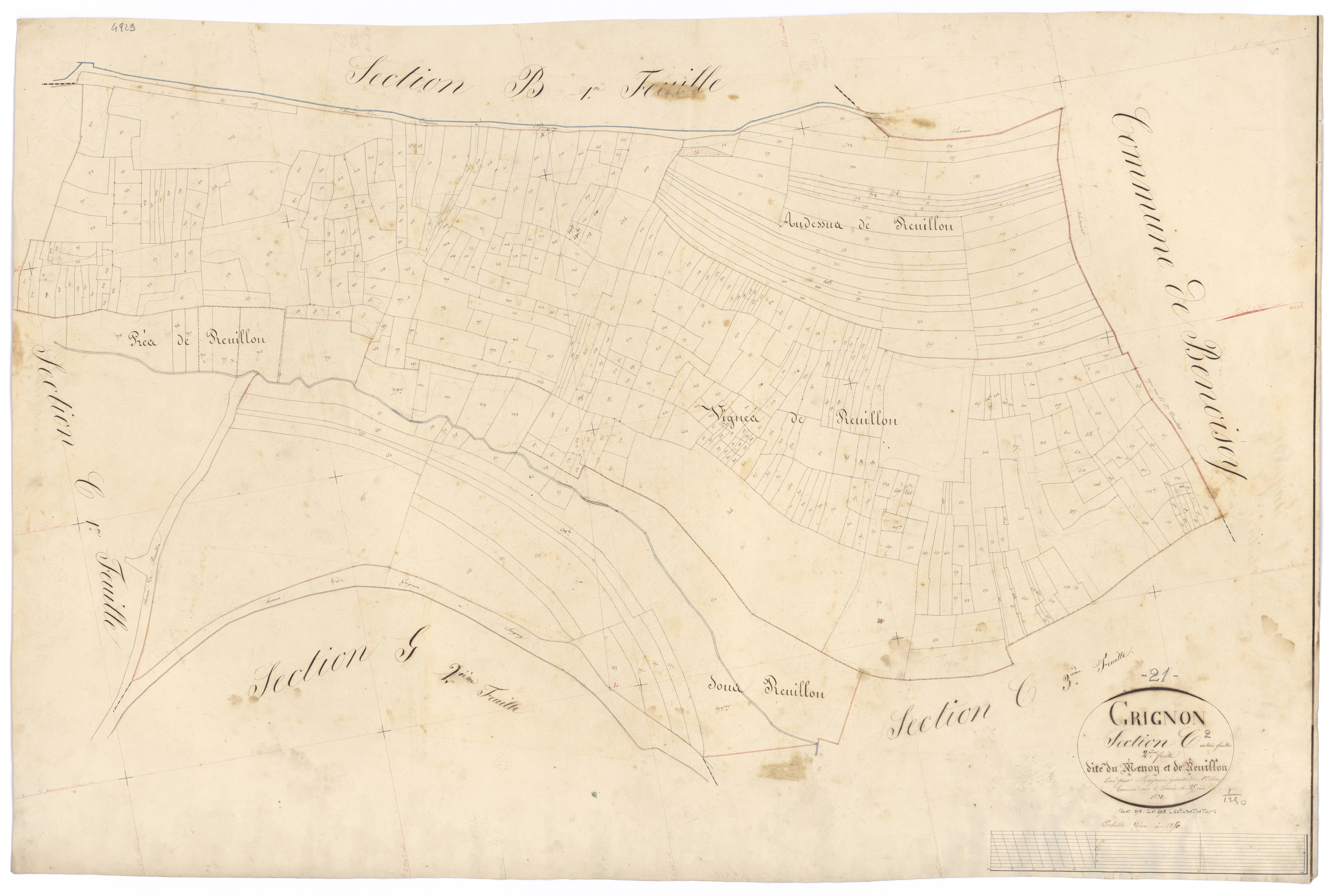 Grignon - Section C2 - 3 P PLAN 316/6