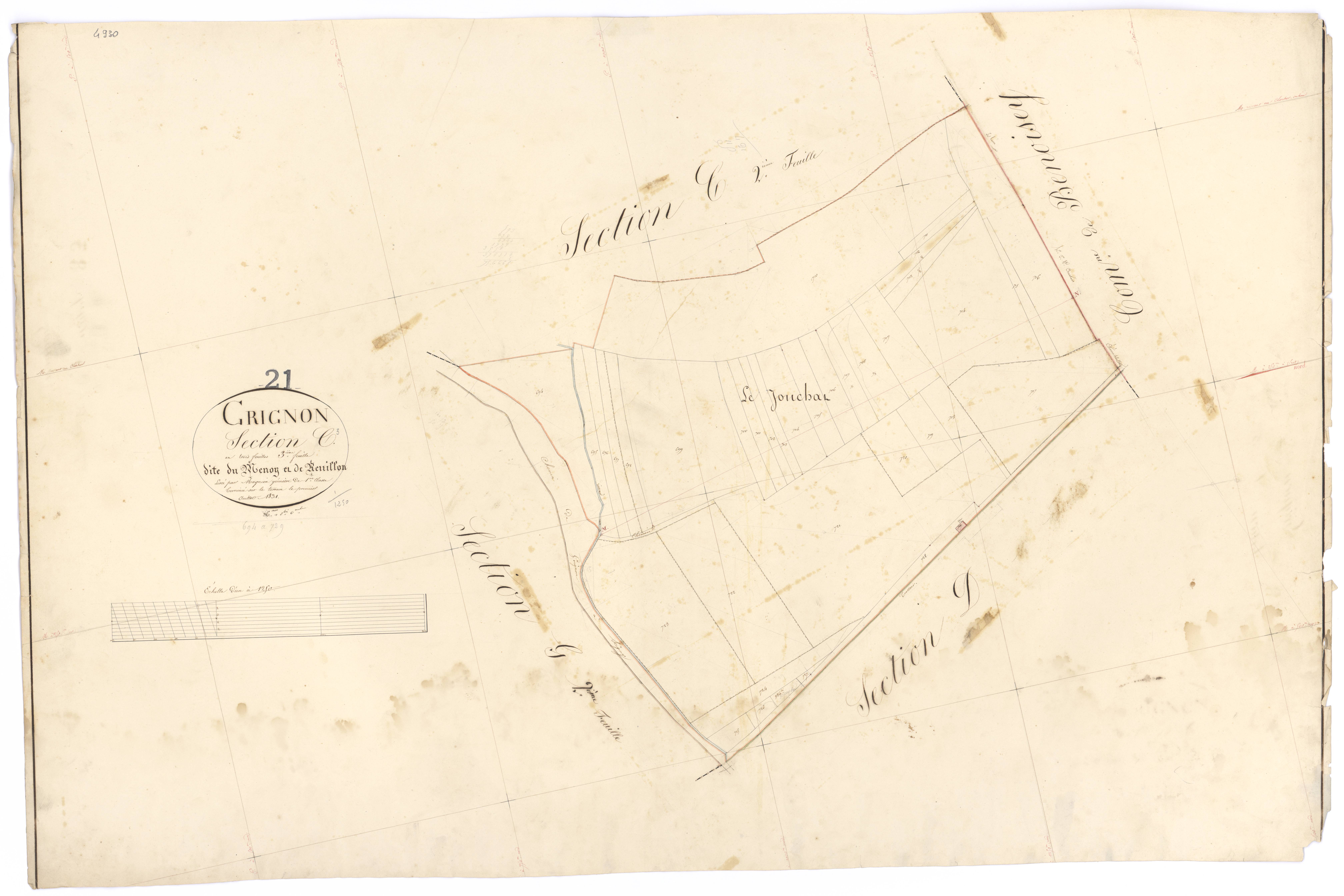 Grignon - Section C3 - 3 P PLAN 316/7