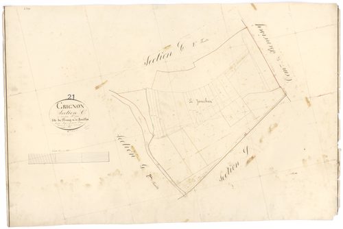 Grignon - Section C3 - 3 P PLAN 316/7