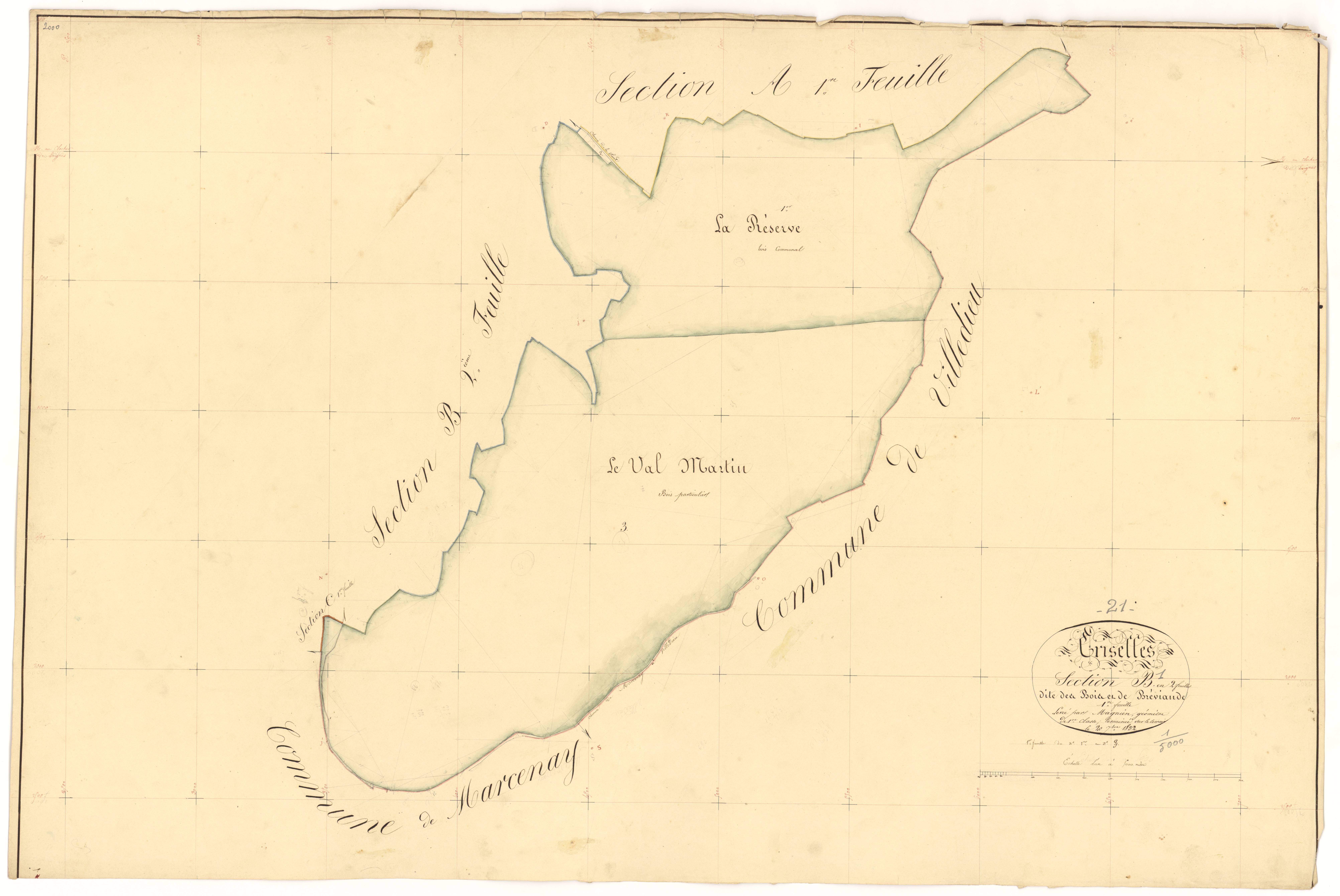 Griselles - Section B1 - 3 P PLAN 317/4