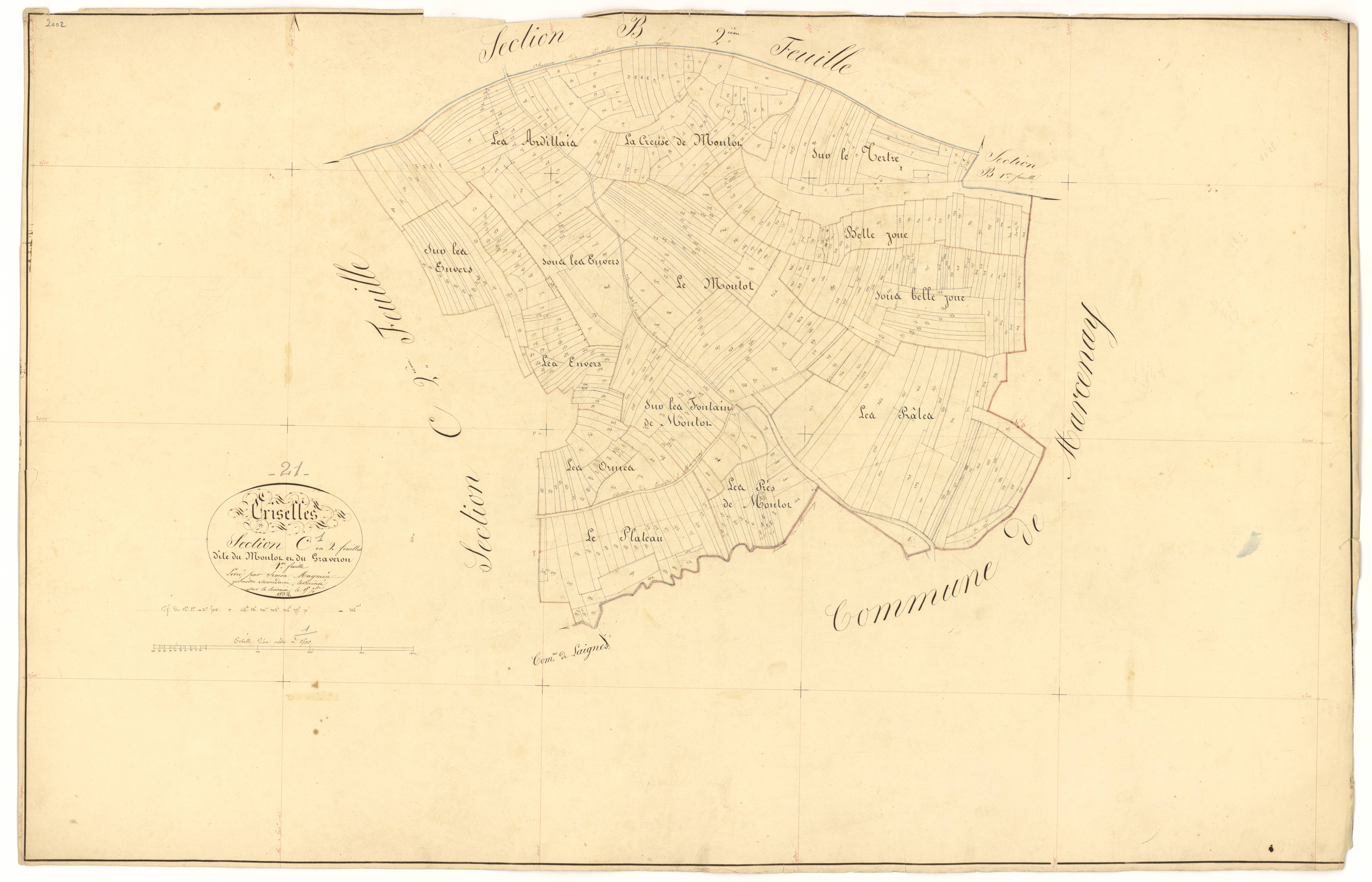Griselles - Section C1 - 3 P PLAN 317/6