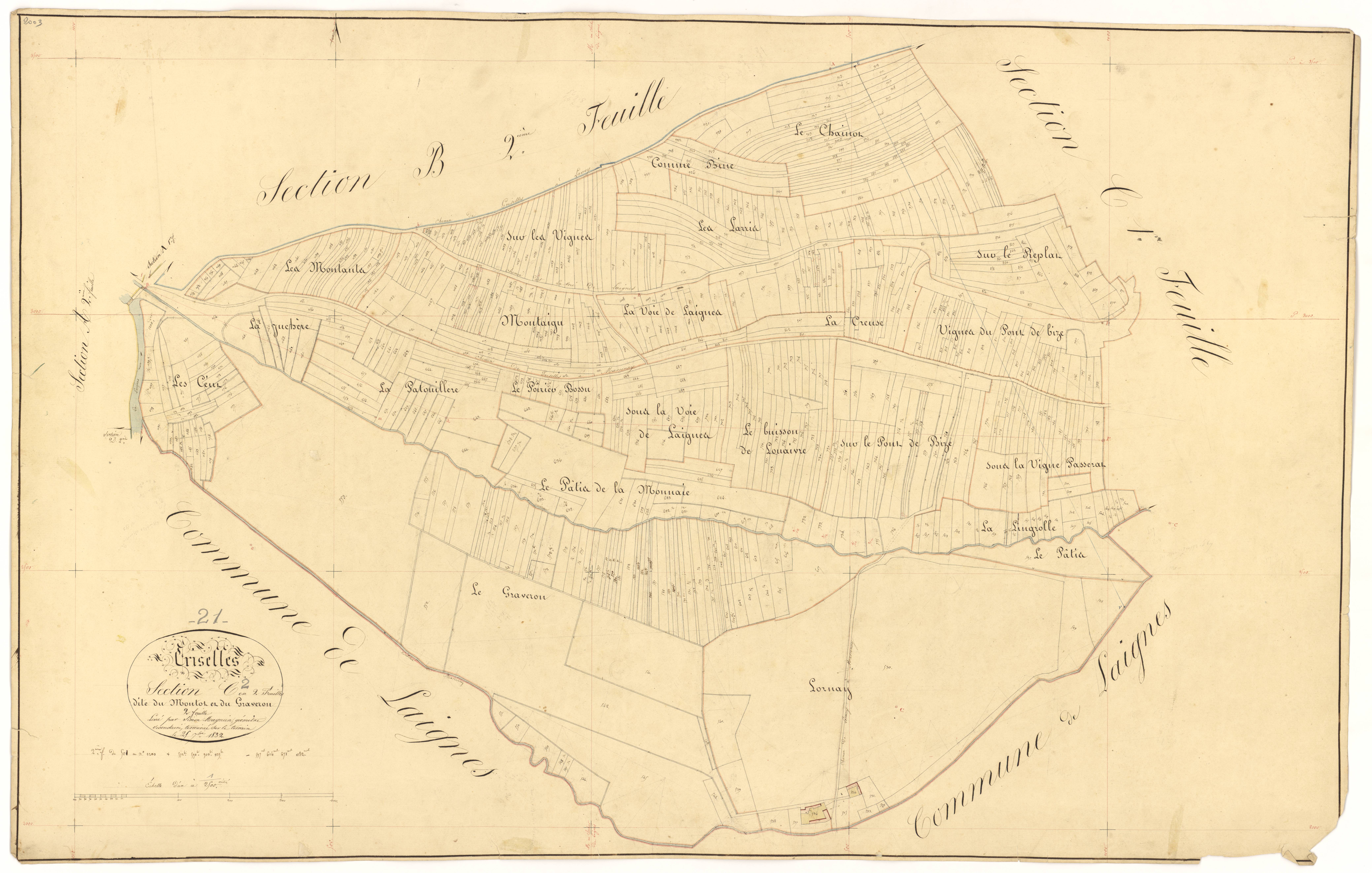 Griselles - Section C2 - 3 P PLAN 317/7