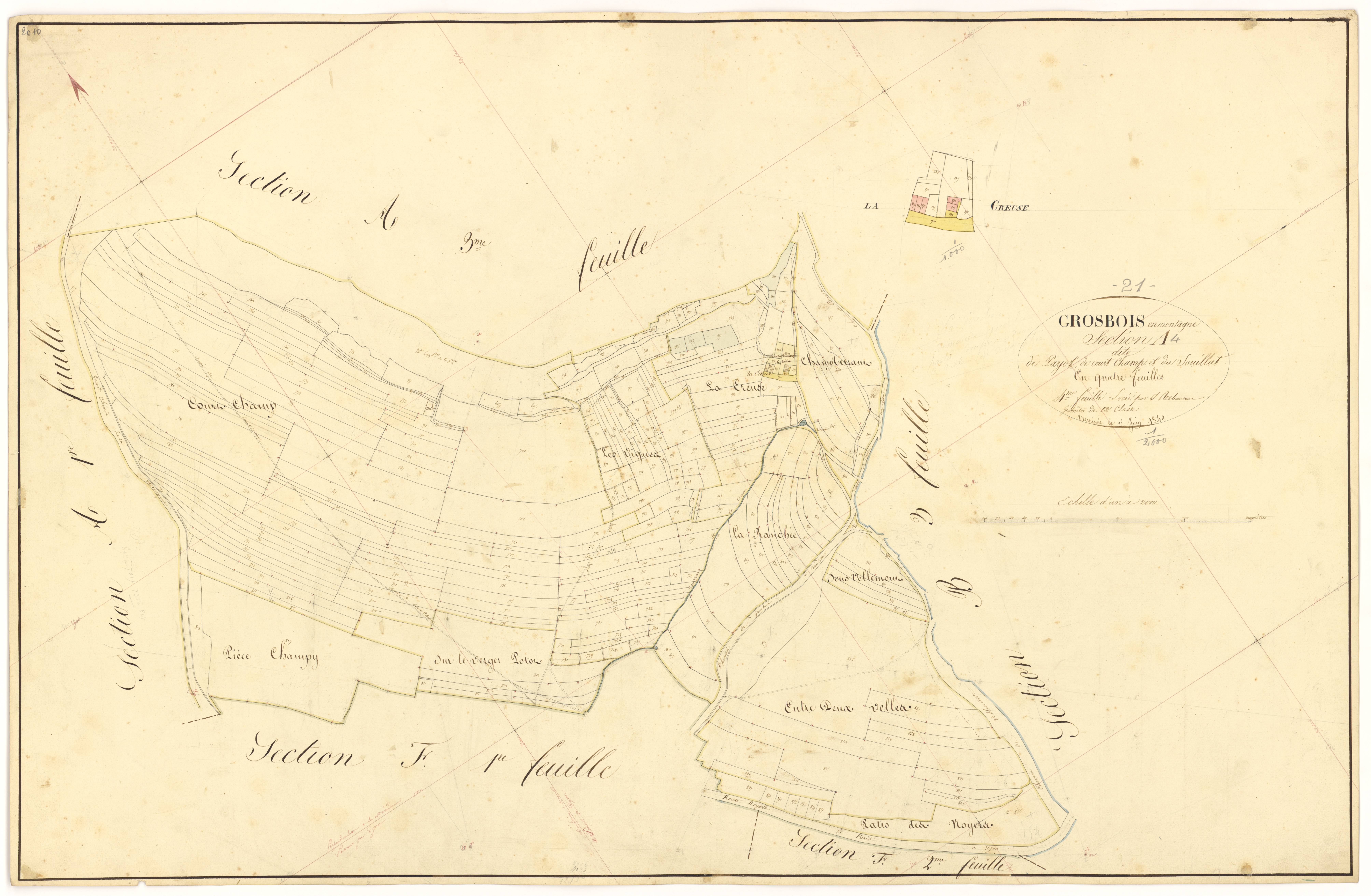 Grosbois-en-Montagne - Section A4 - 3 P PLAN 318/5