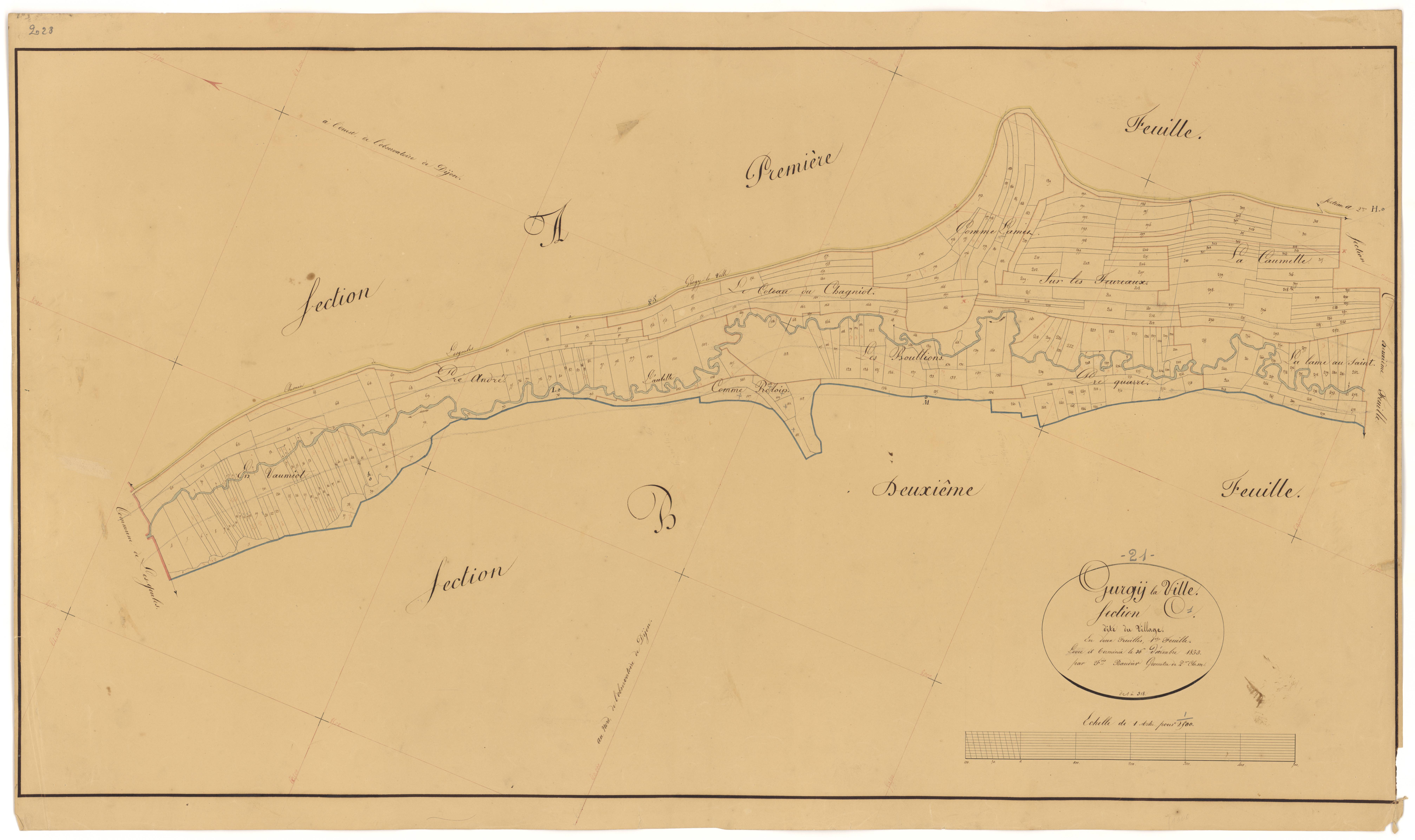 Gurgy-la-Ville - Section C1 - 3 P PLAN 320/7