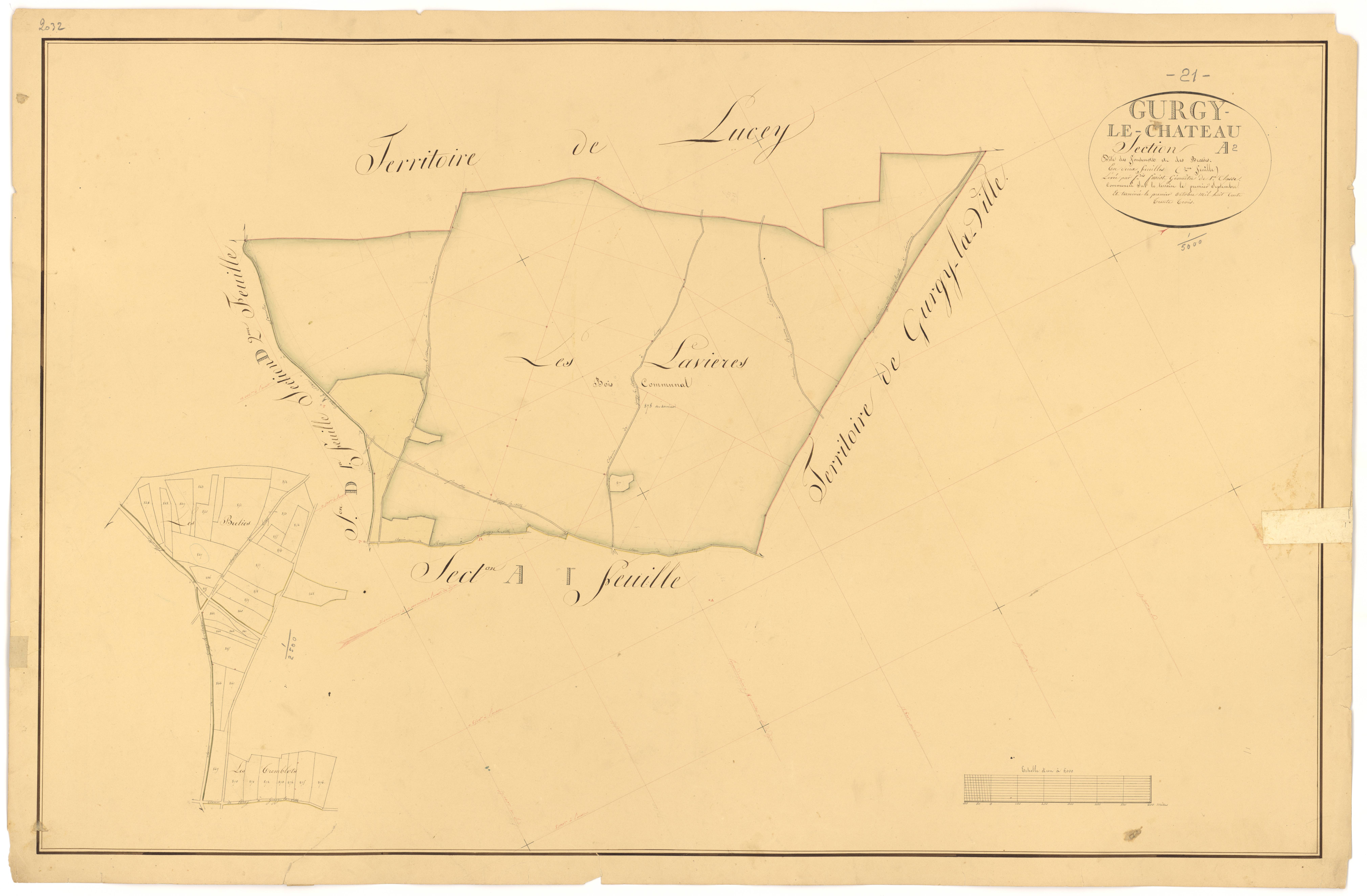 Gurgy-le-Château - Section A2 - 3 P PLAN 321/3