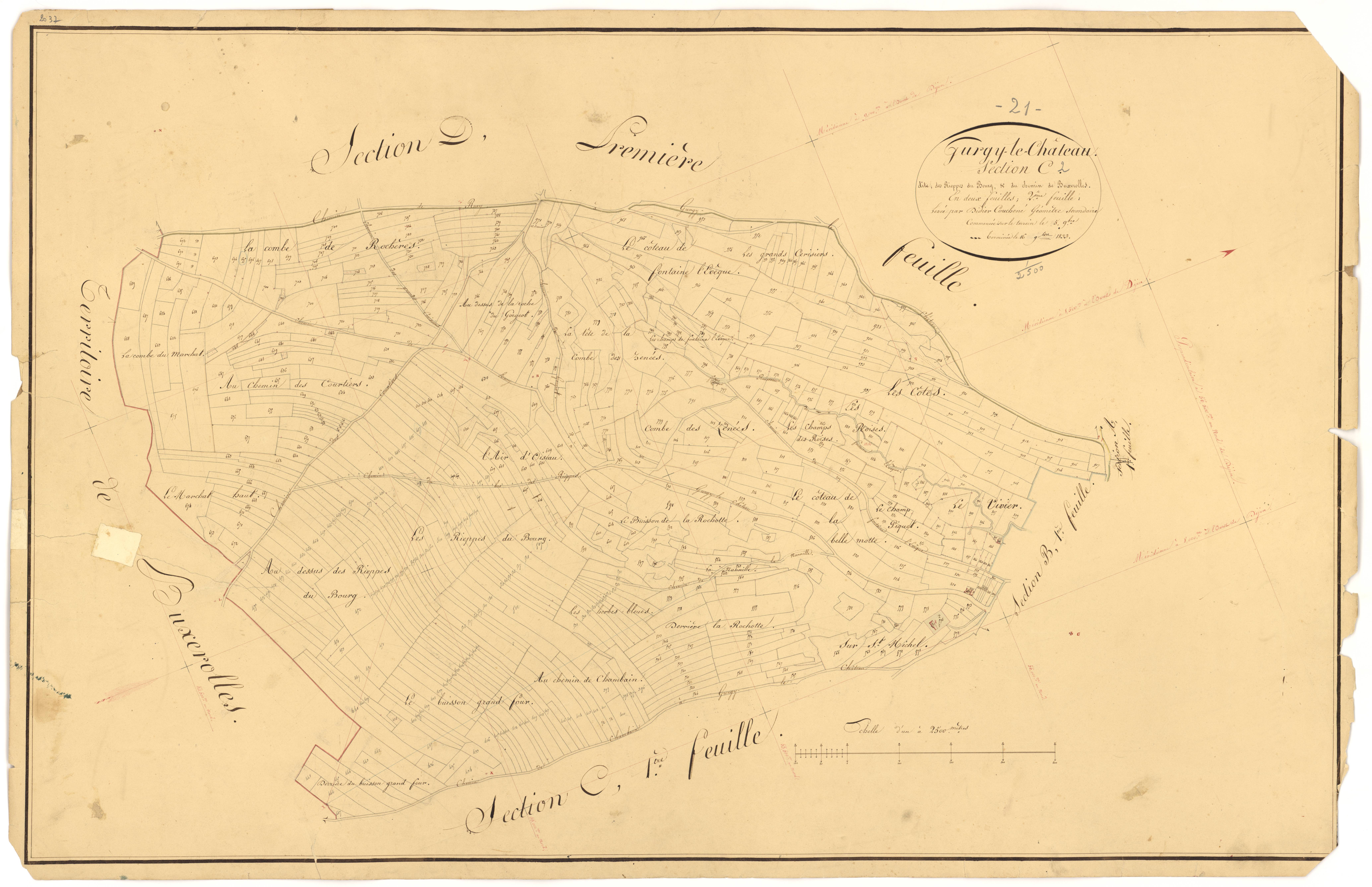 Gurgy-le-Château - Section C2 - 3 P PLAN 321/8