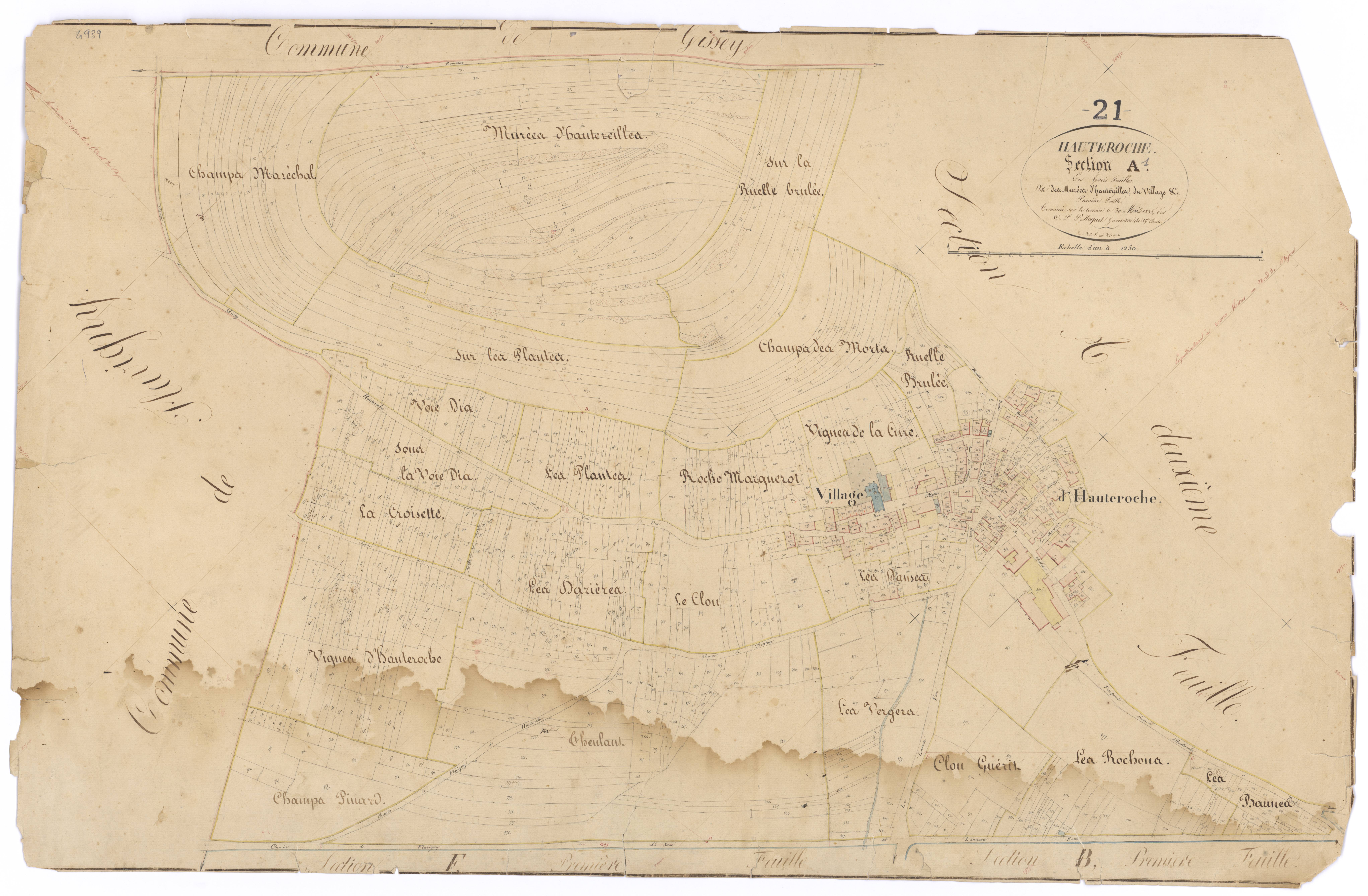 Hauteroche - Section A1 - 3 P PLAN 322/2