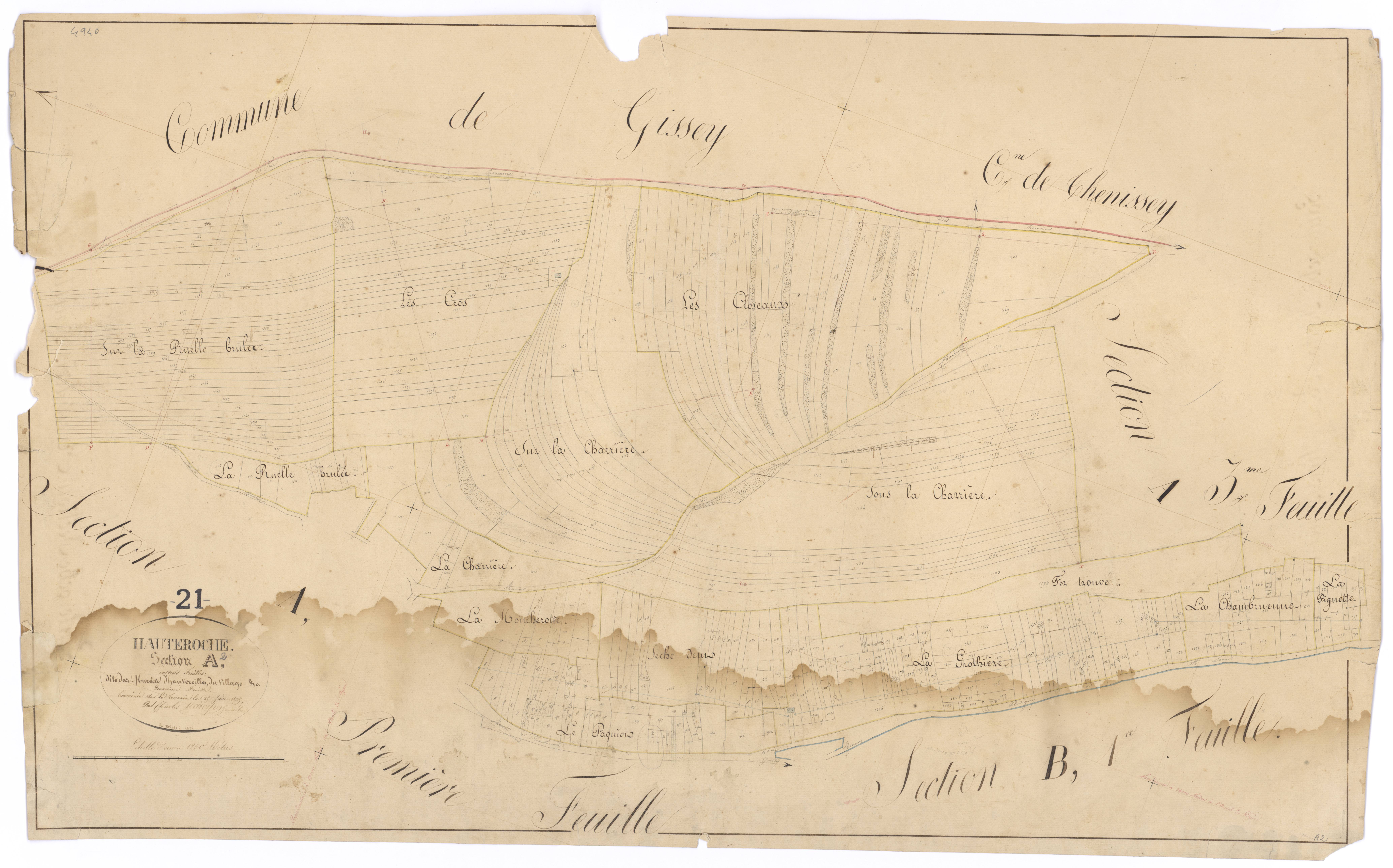 Hauteroche - Section A2 - 3 P PLAN 322/3