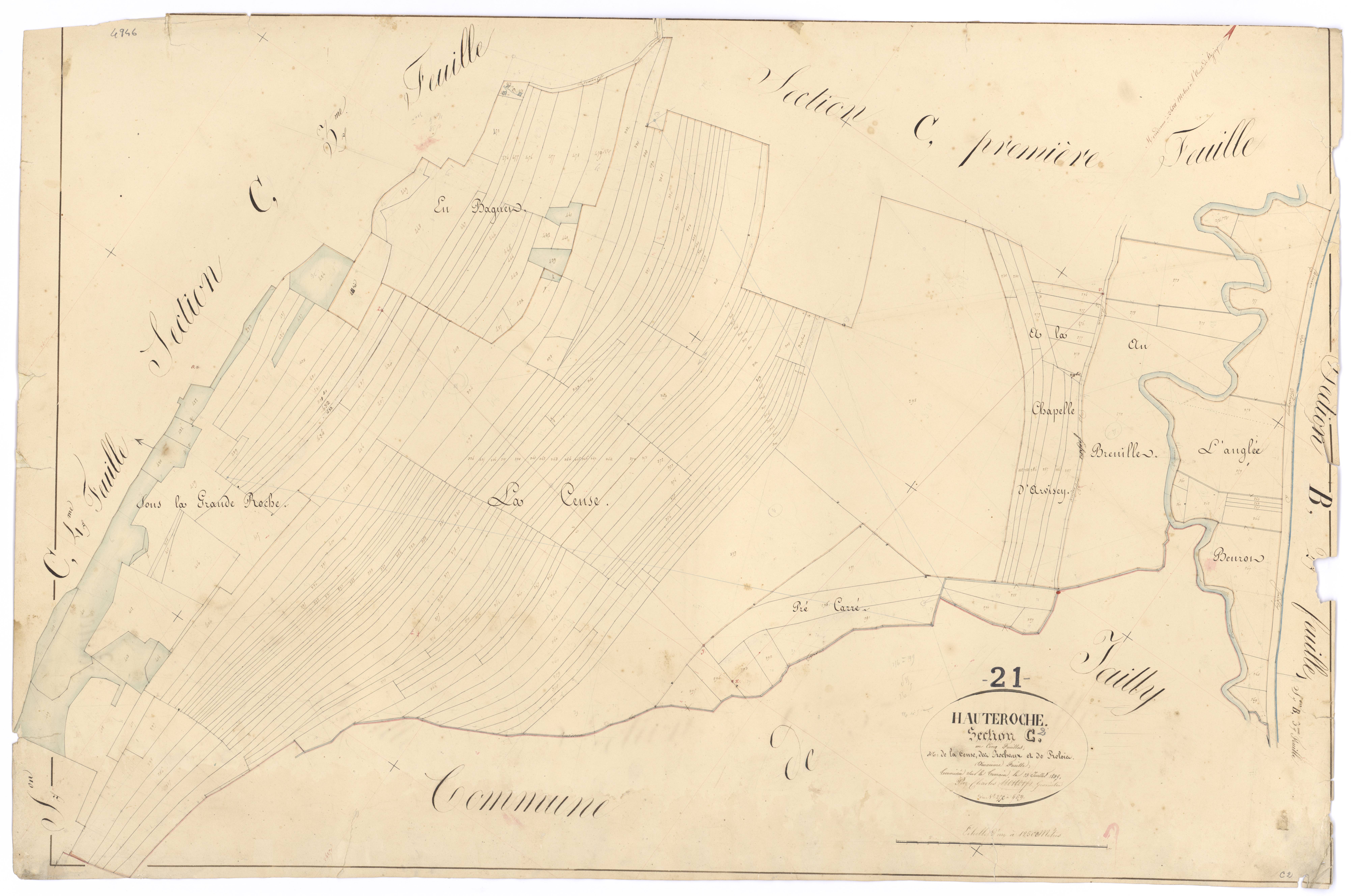 Hauteroche - Section C2 - 3 P PLAN 322/9