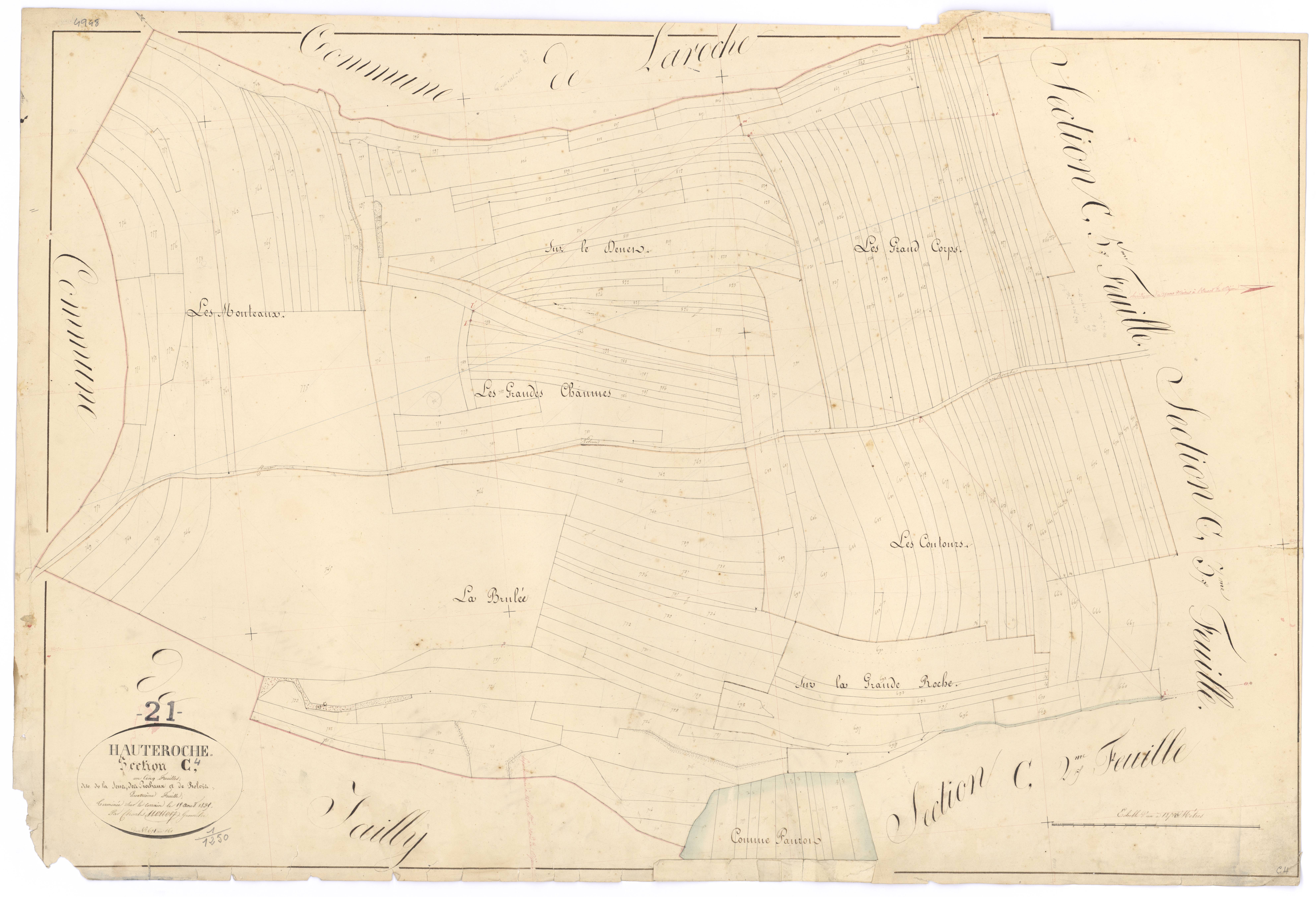 Hauteroche - Section C4 - 3 P PLAN 322/11