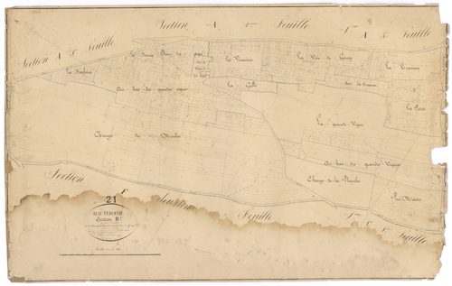Hauteroche - Section B1 - 3 P PLAN 322/5