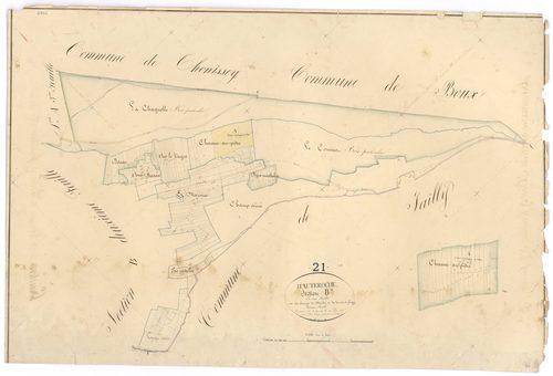 Hauteroche - Section B3 - 3 P PLAN 322/7