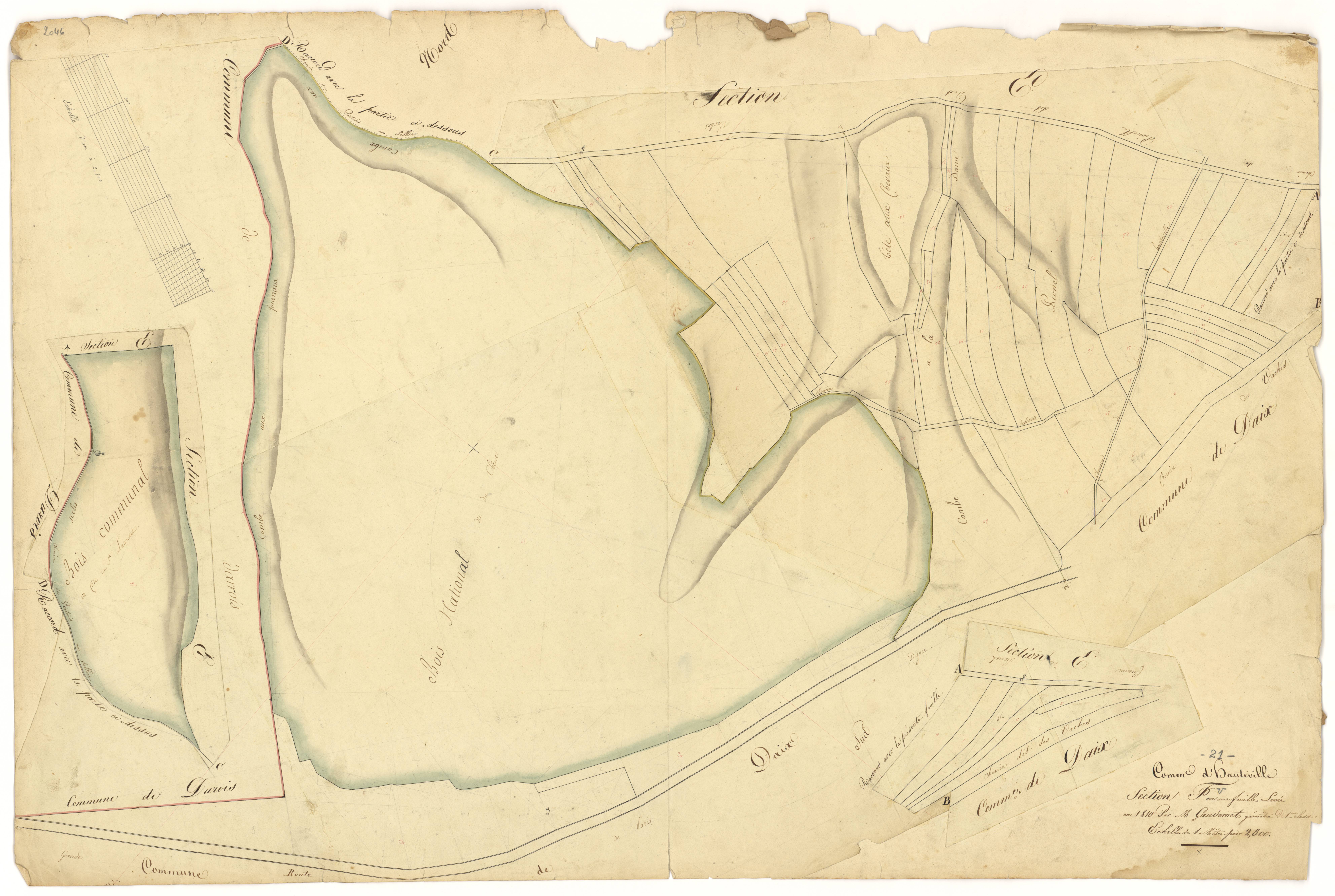 Hauteville-lès-Dijon - Section F - 3 P PLAN 323/7