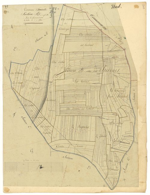 Hauteville-lès-Dijon - Section B - 3 P PLAN 323/3