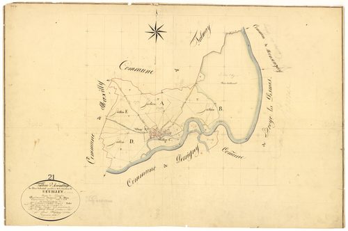 Heuilley-sur-Saône - Tableau d'assemblage - 3 P PLAN 324/1