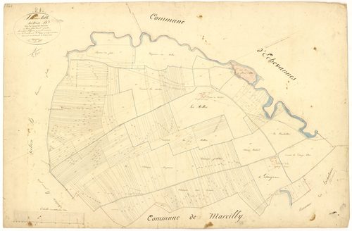 Is-sur-Tille - Section B3 - 3 P PLAN 325/7
