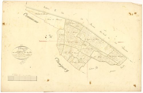 Is-sur-Tille - Section D2 - 3 P PLAN 325/10