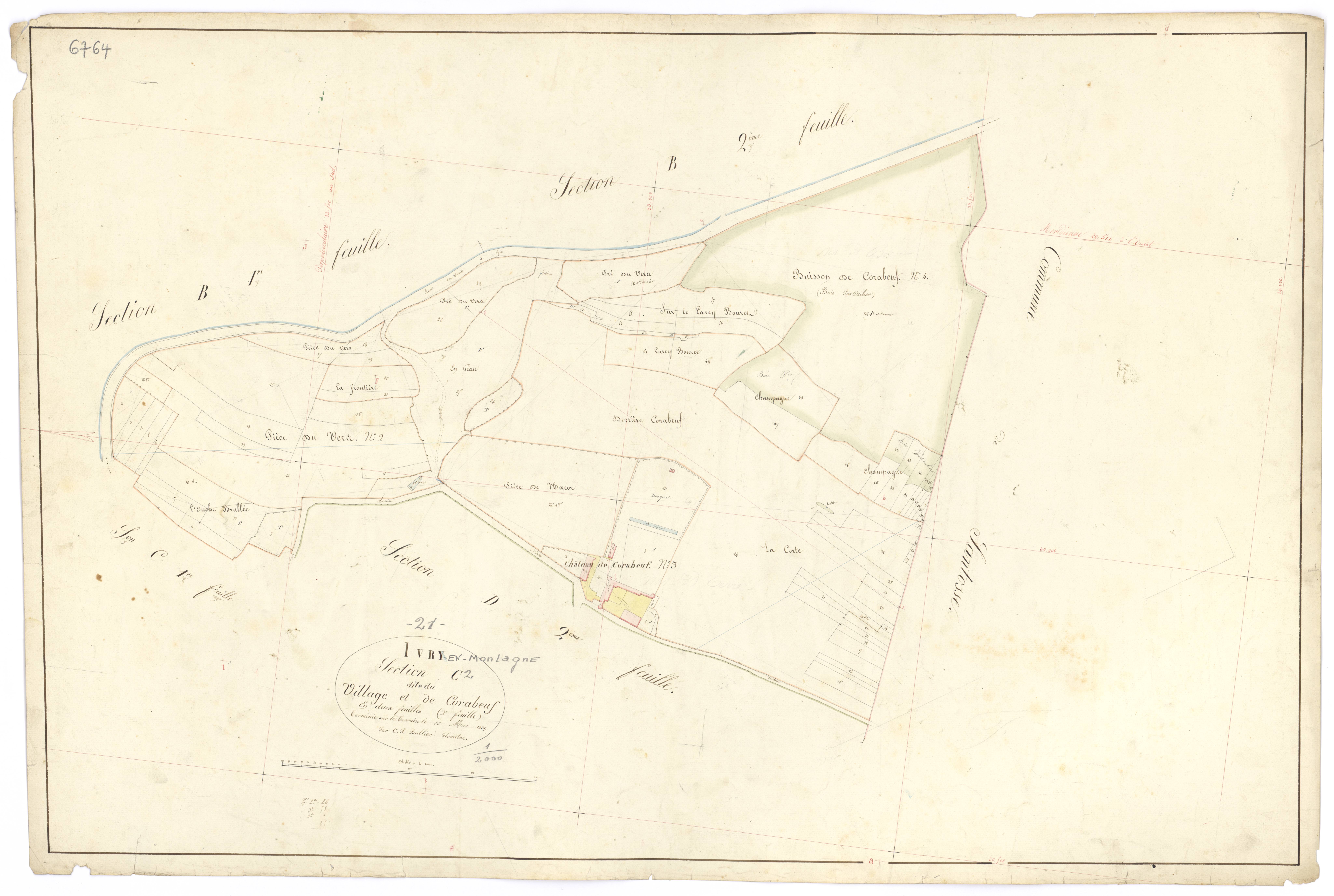 Ivry-en-Montagne - Section C2 - 3 P PLAN 326/11