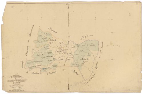 Ivry-en-Montagne - Tableau d'assemblage - 3 P PLAN 326/1