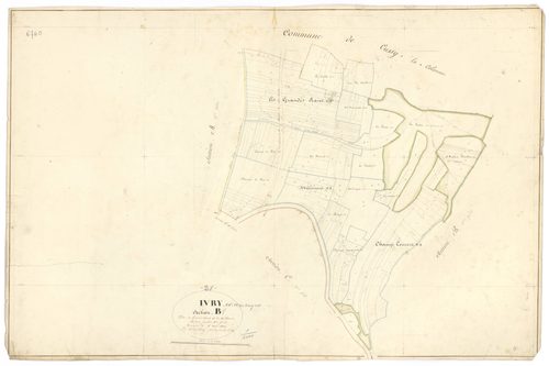 Ivry-en-Montagne - Section B1 - 3 P PLAN 326/7