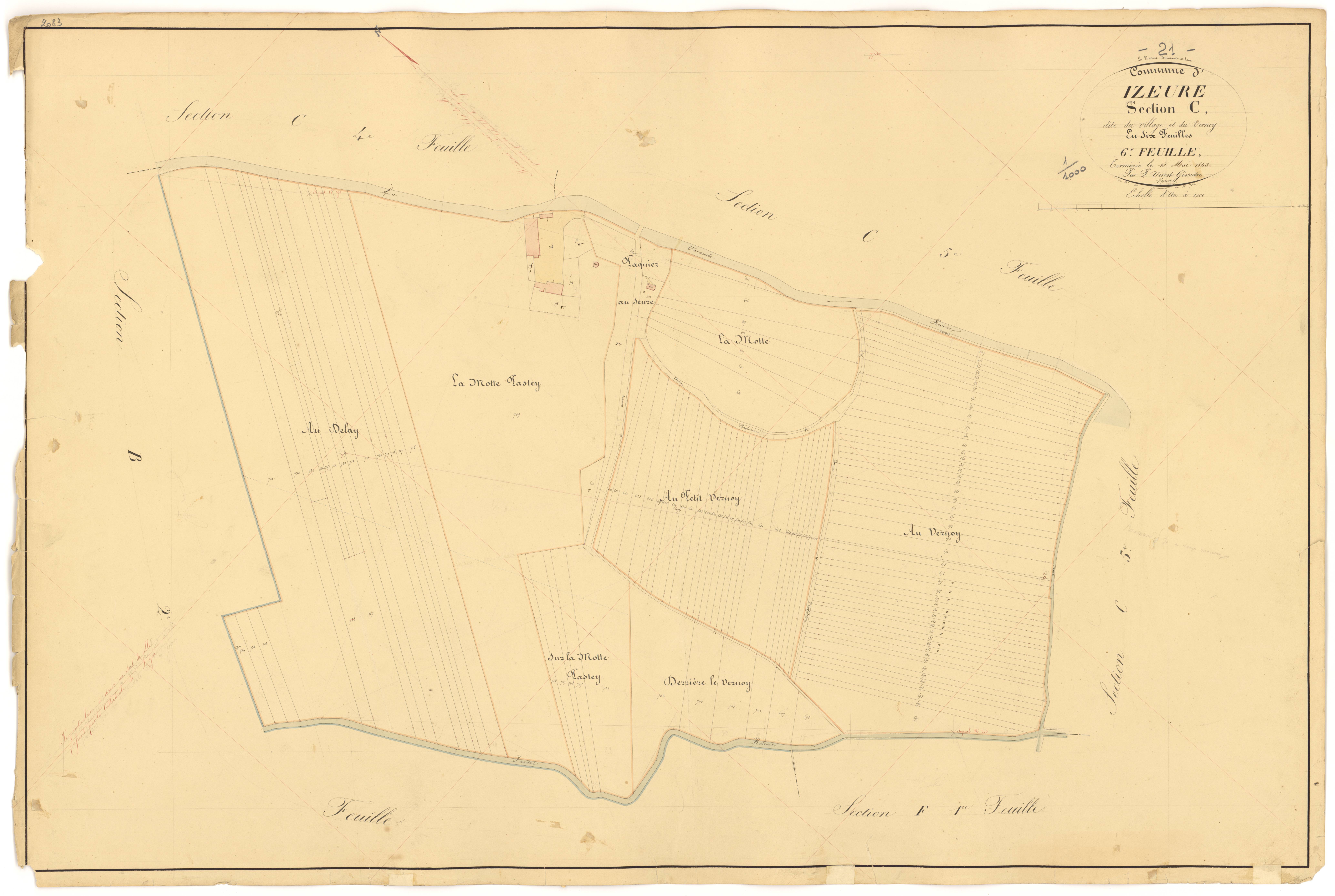 Izeure - Section C6 - 3 P PLAN 327/11